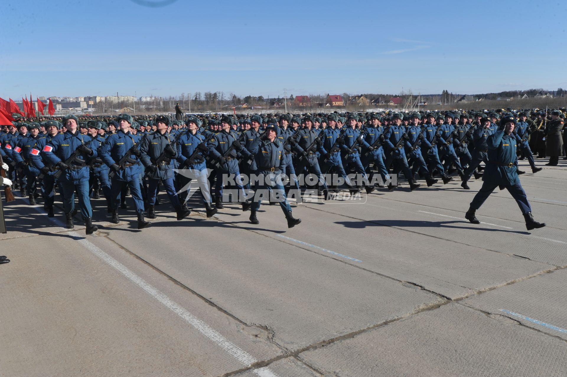 Репетиция Парада Победы в Алабино