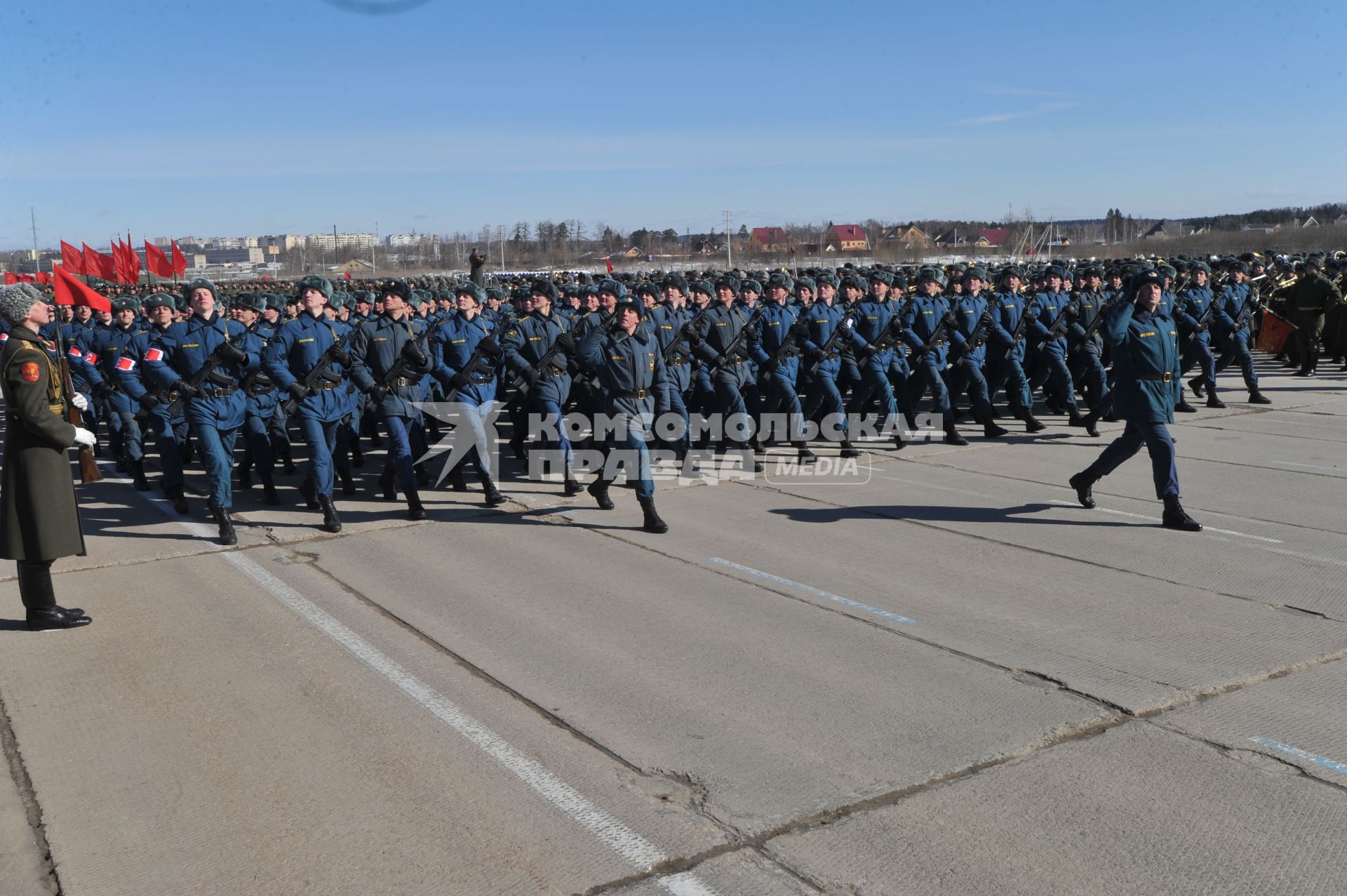 Репетиция Парада Победы в Алабино