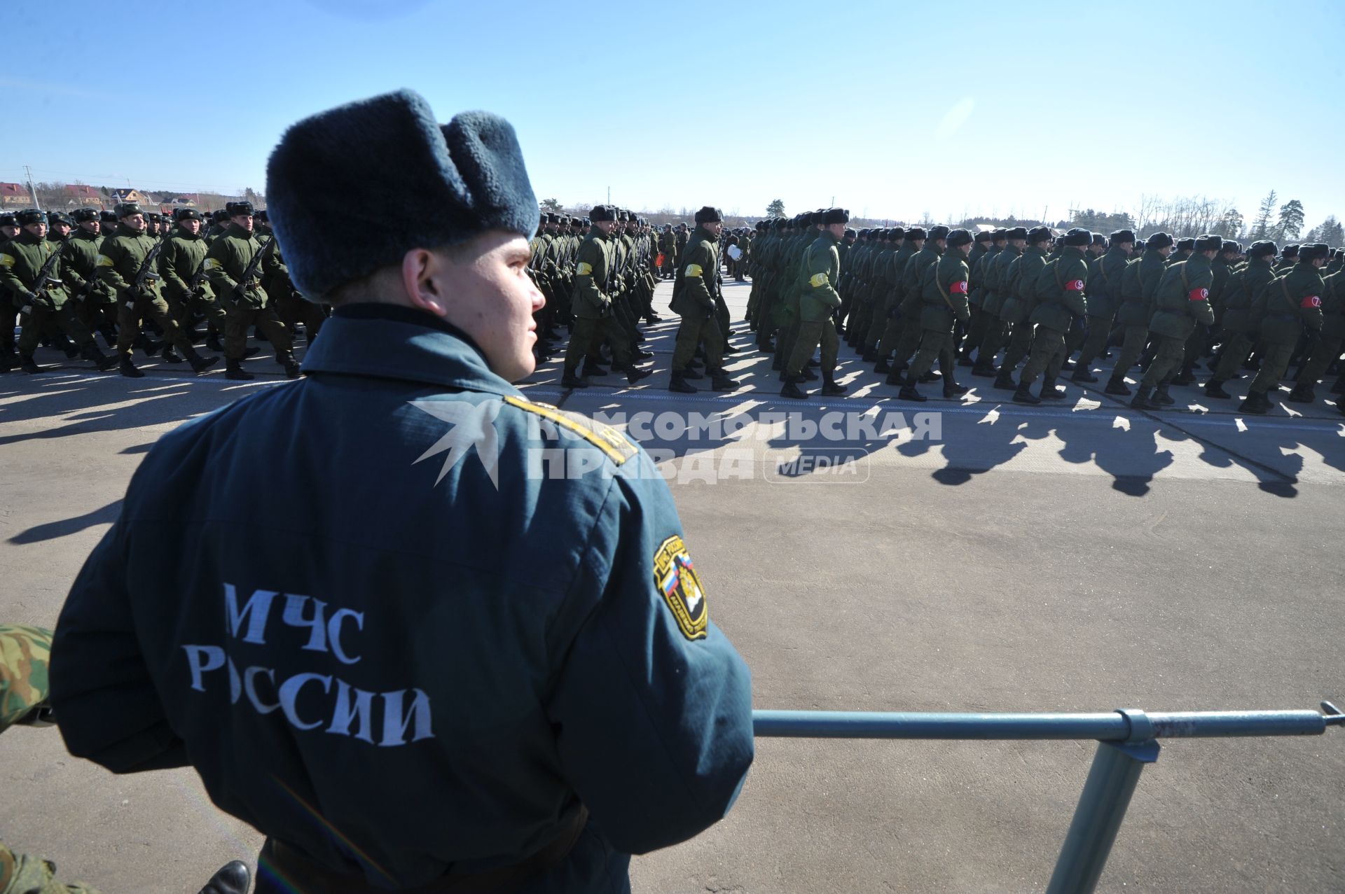 Репетиция Парада Победы в Алабино