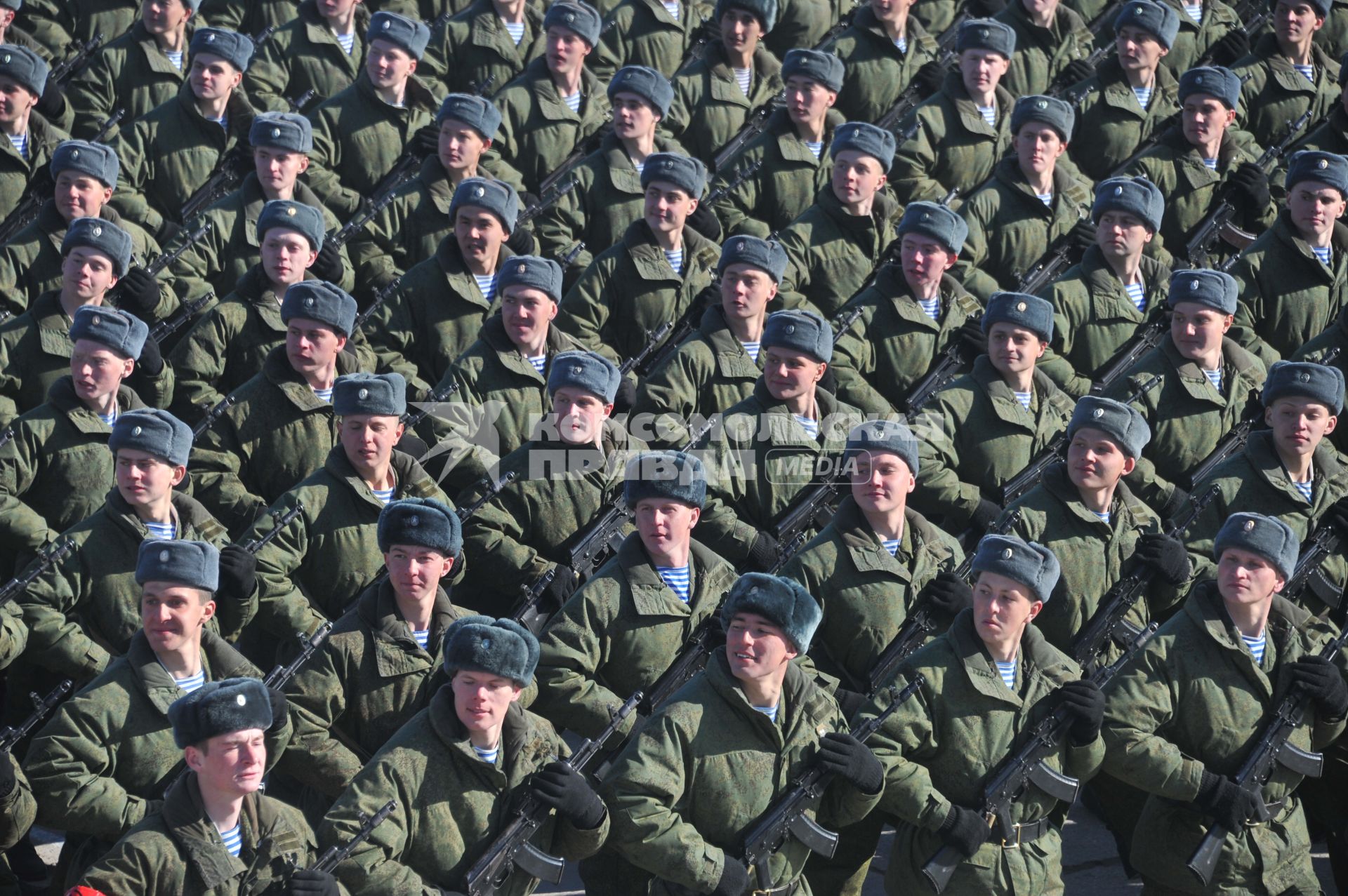 Репетиция Парада Победы в Алабино