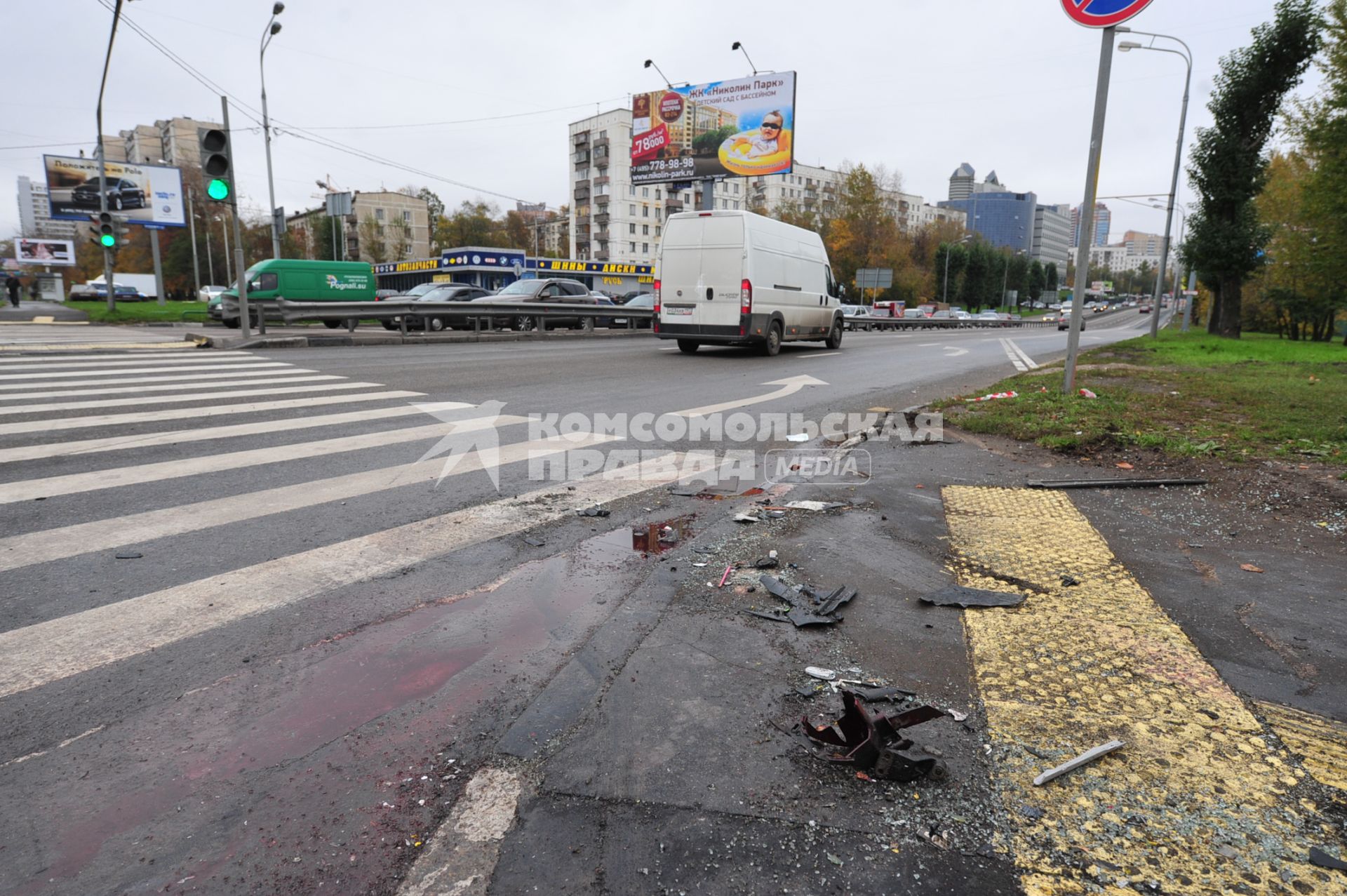 Место гибели Марины Голуб