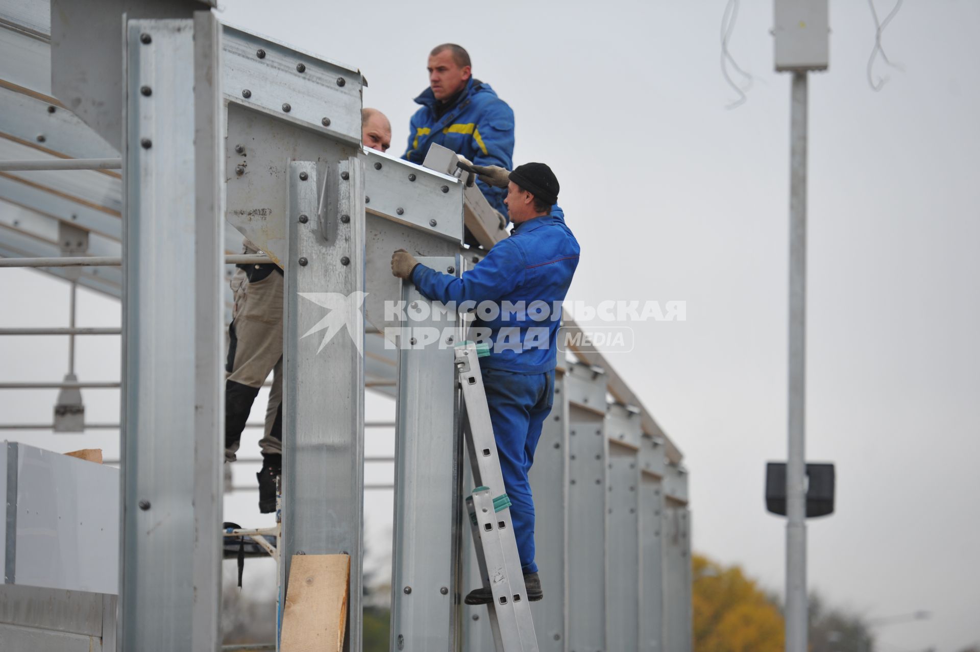 Строительство в Парке Горького