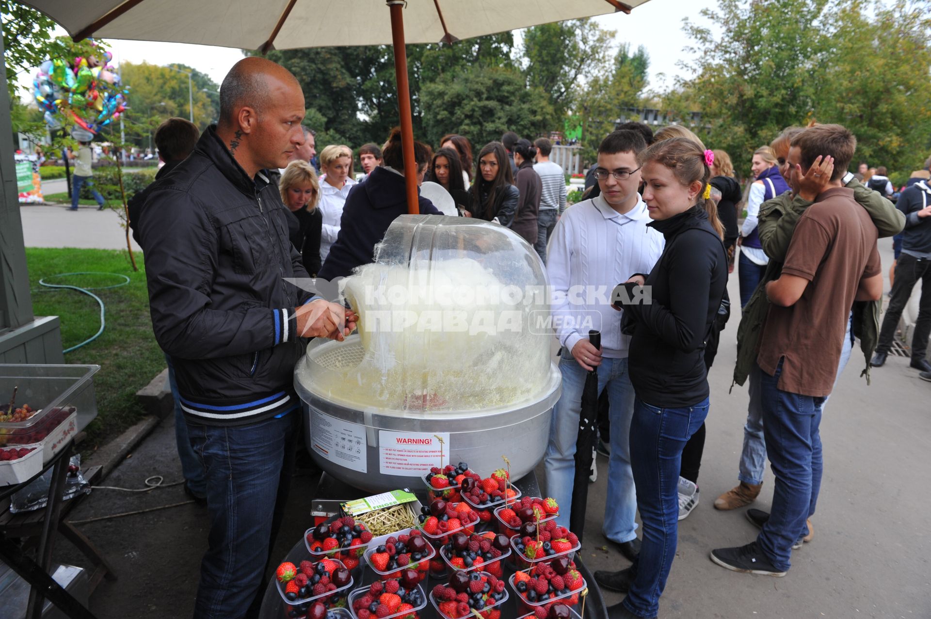 Продажа сахарной ваты