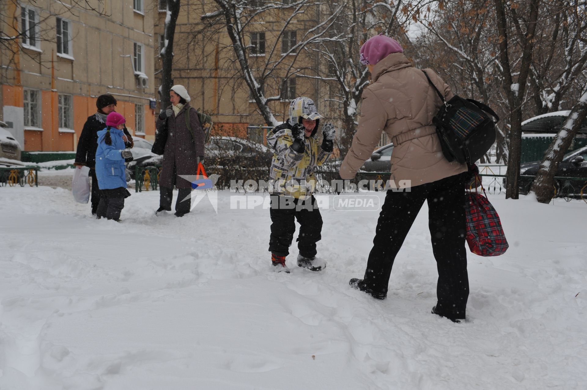 Дети с родителями