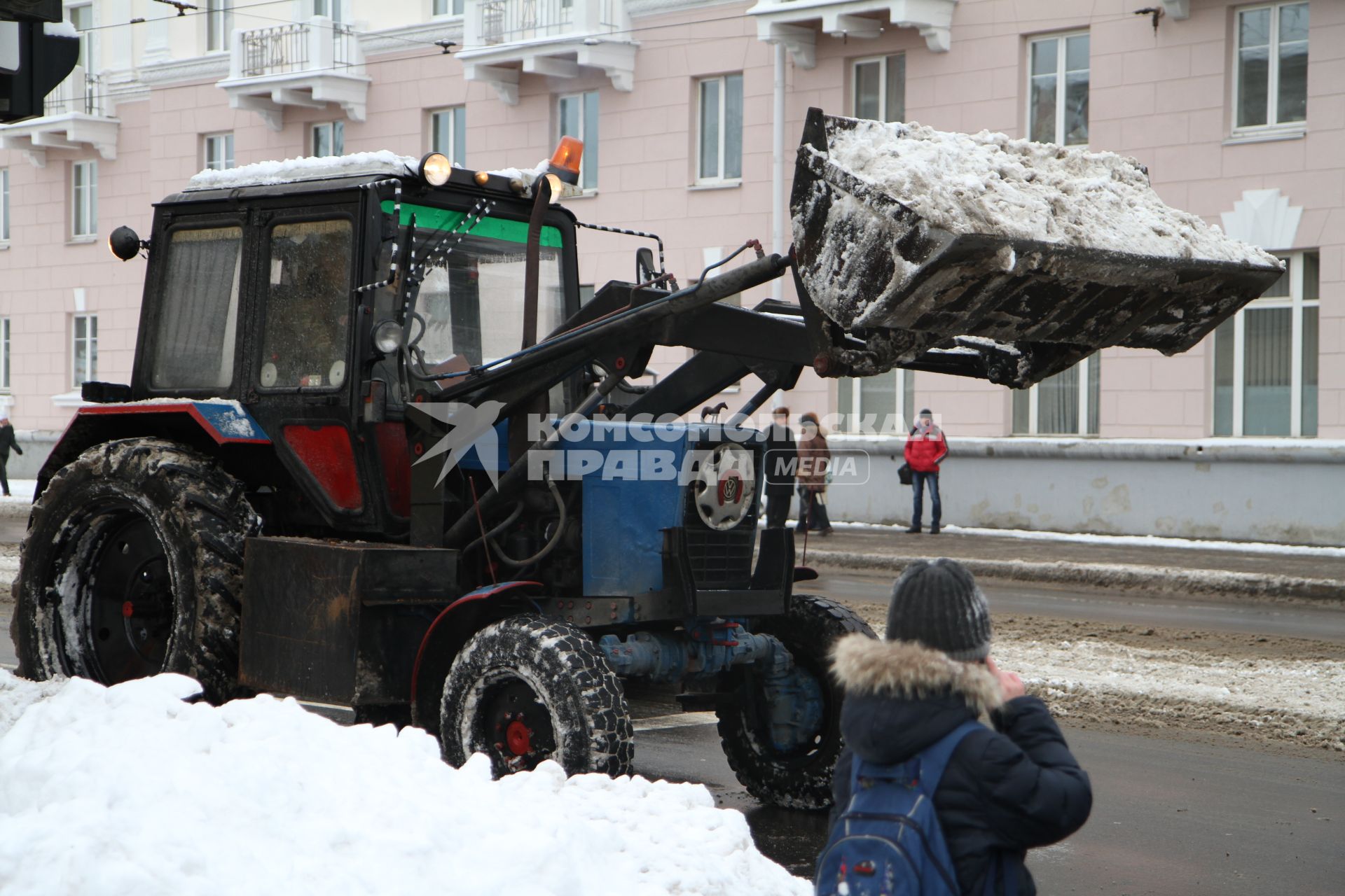 Минск. Снегоуборочная техника.