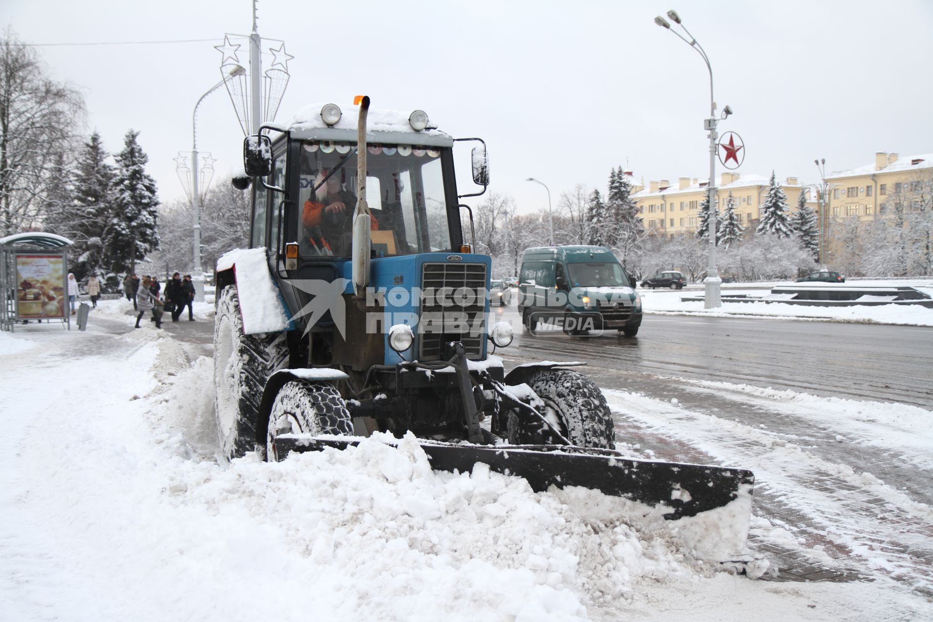 Минск. Снегоуборочная техника.