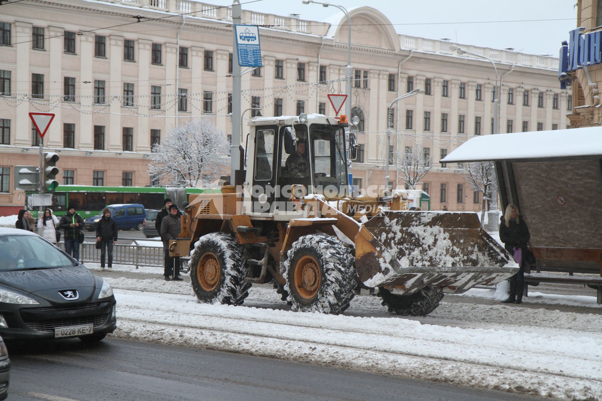 Минск. Снегоуборочная техника.