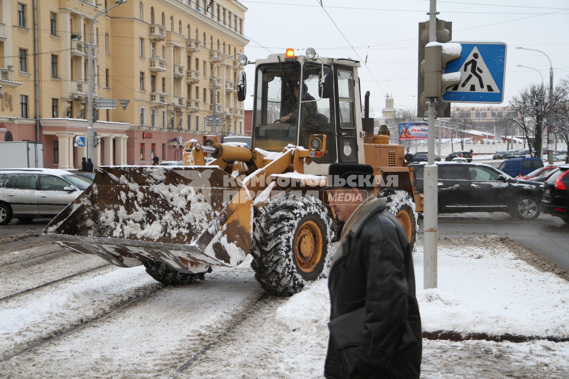 Минск. Снегоуборочная техника.