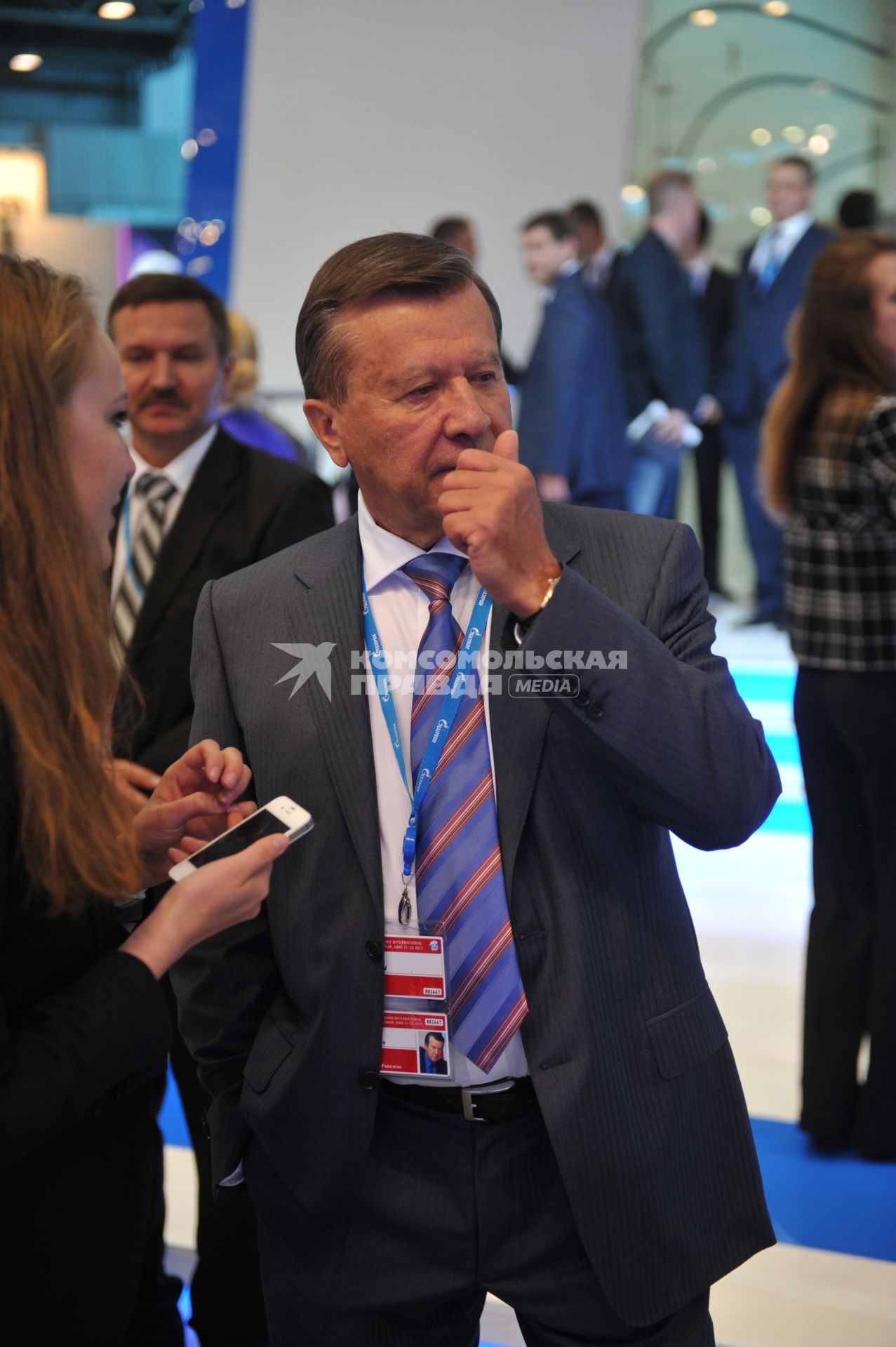 Петербургский Международный экономический форум - 2012. На снимке: председатель Совета директоров ОАО `Газпром` Виктор Зубков
