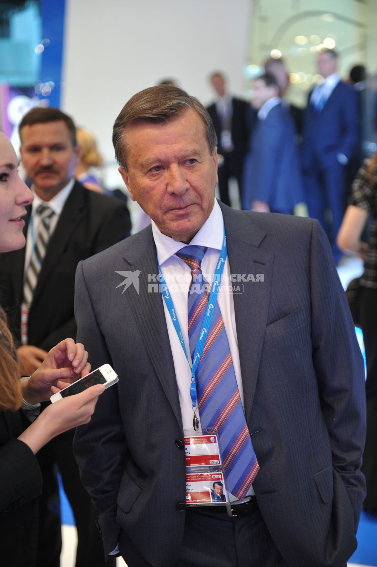 Петербургский Международный экономический форум - 2012. На снимке: председатель Совета директоров ОАО `Газпром` Виктор Зубков