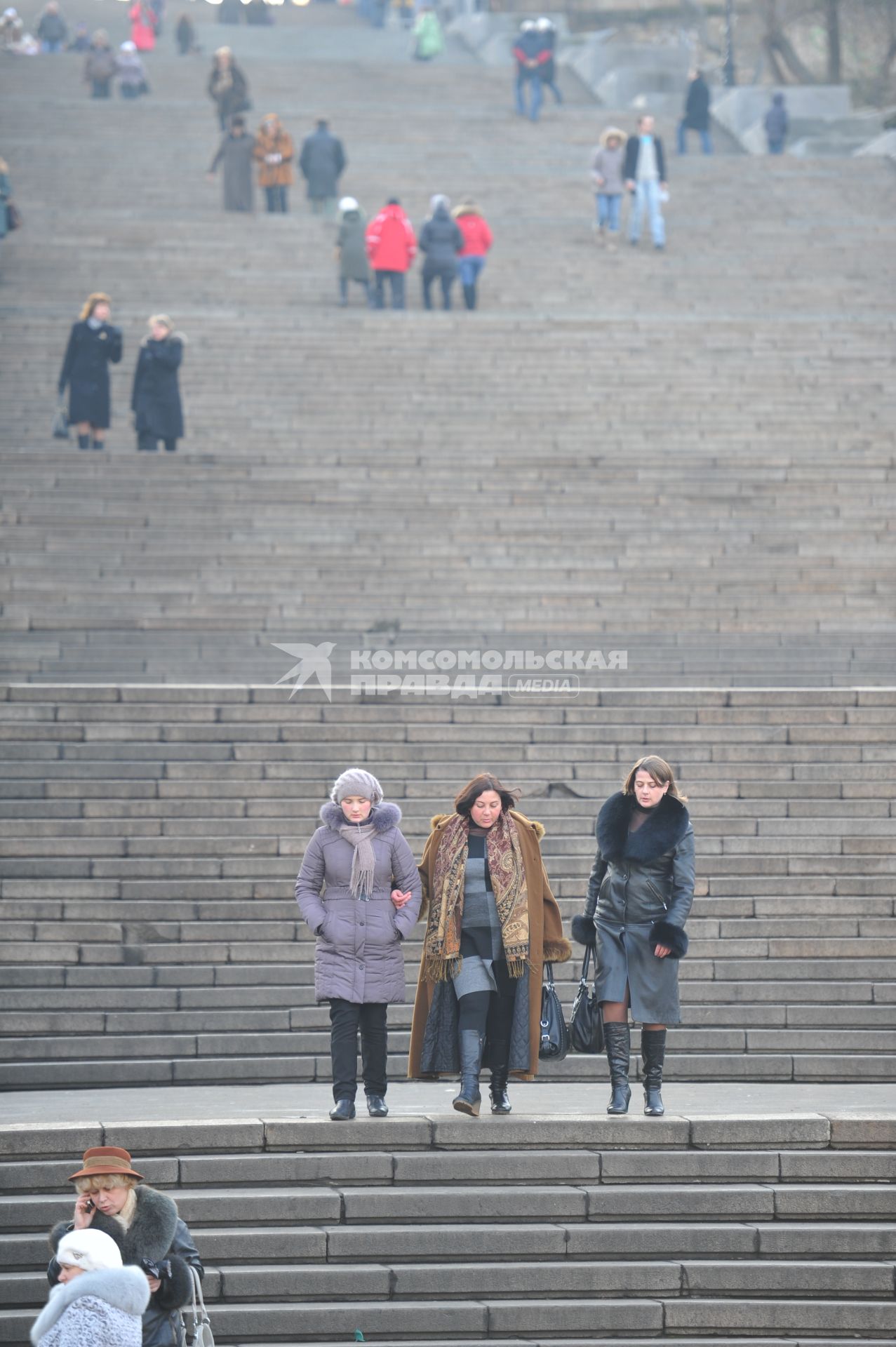 Одесса. Приморский бульвар. На снимке: Потёмкинская лестница.