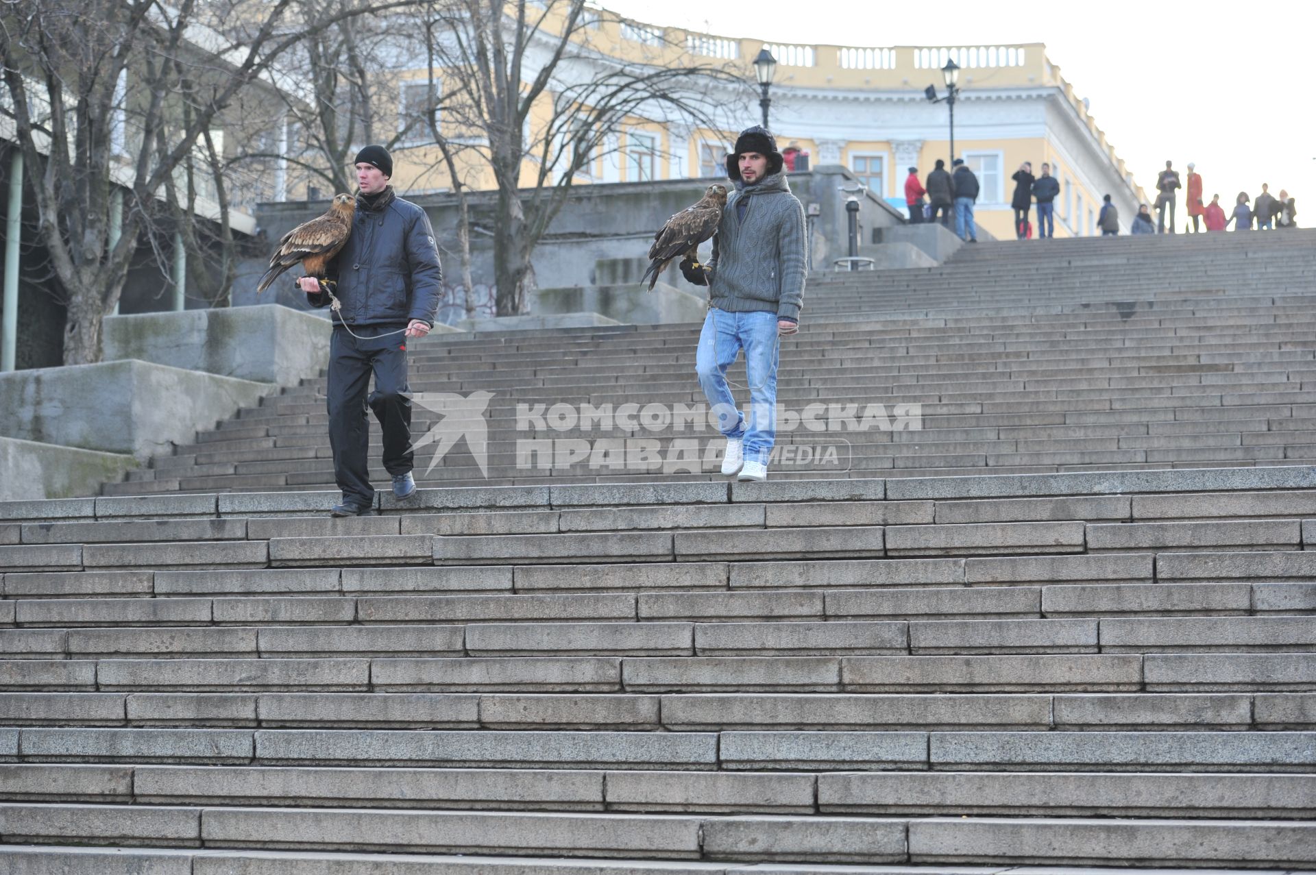 Одесса. Приморский бульвар. На снимке: Потёмкинская лестница.