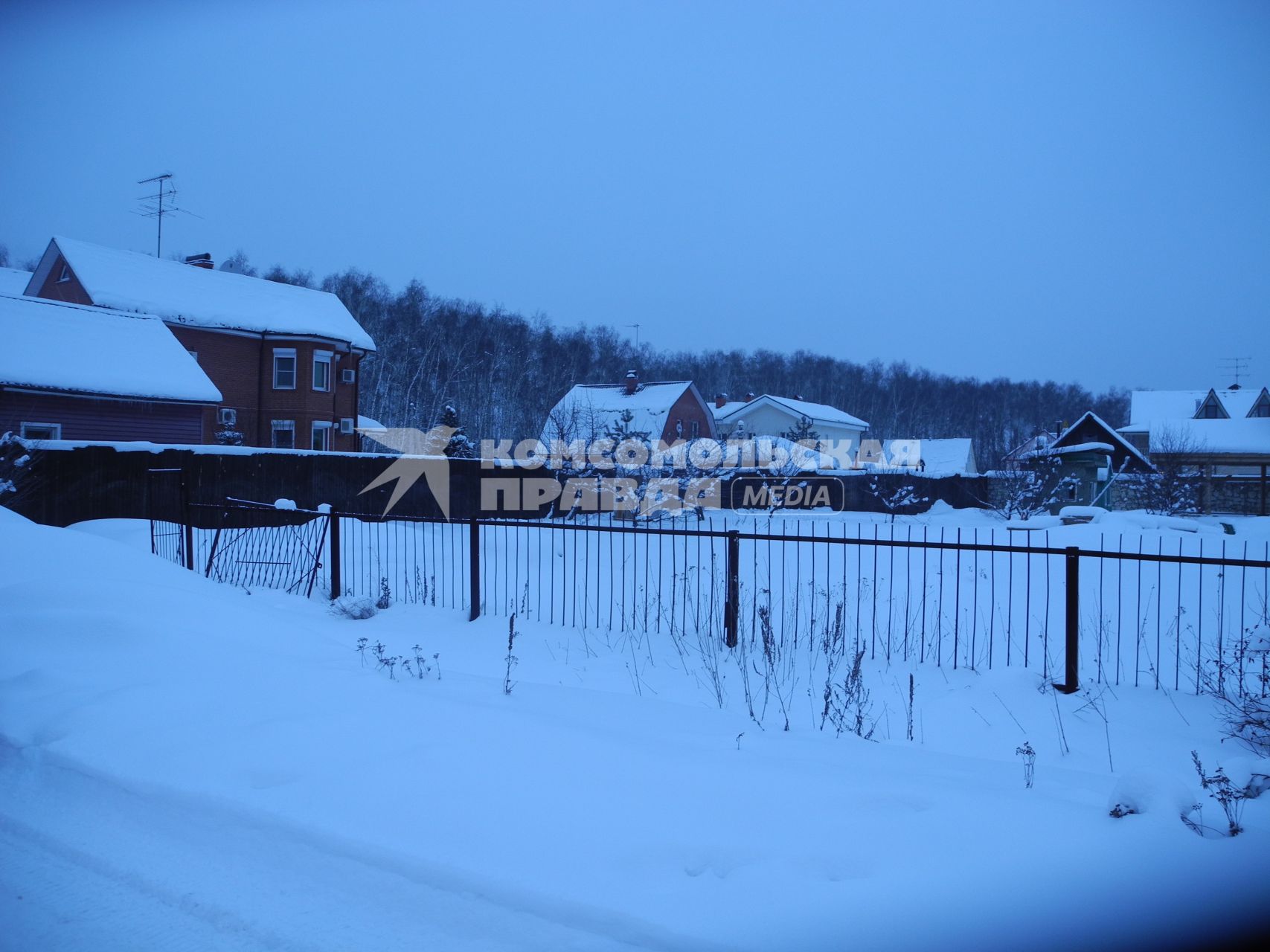 Поселок `Белые Столбы`. Дом актера Жерара Депардье.