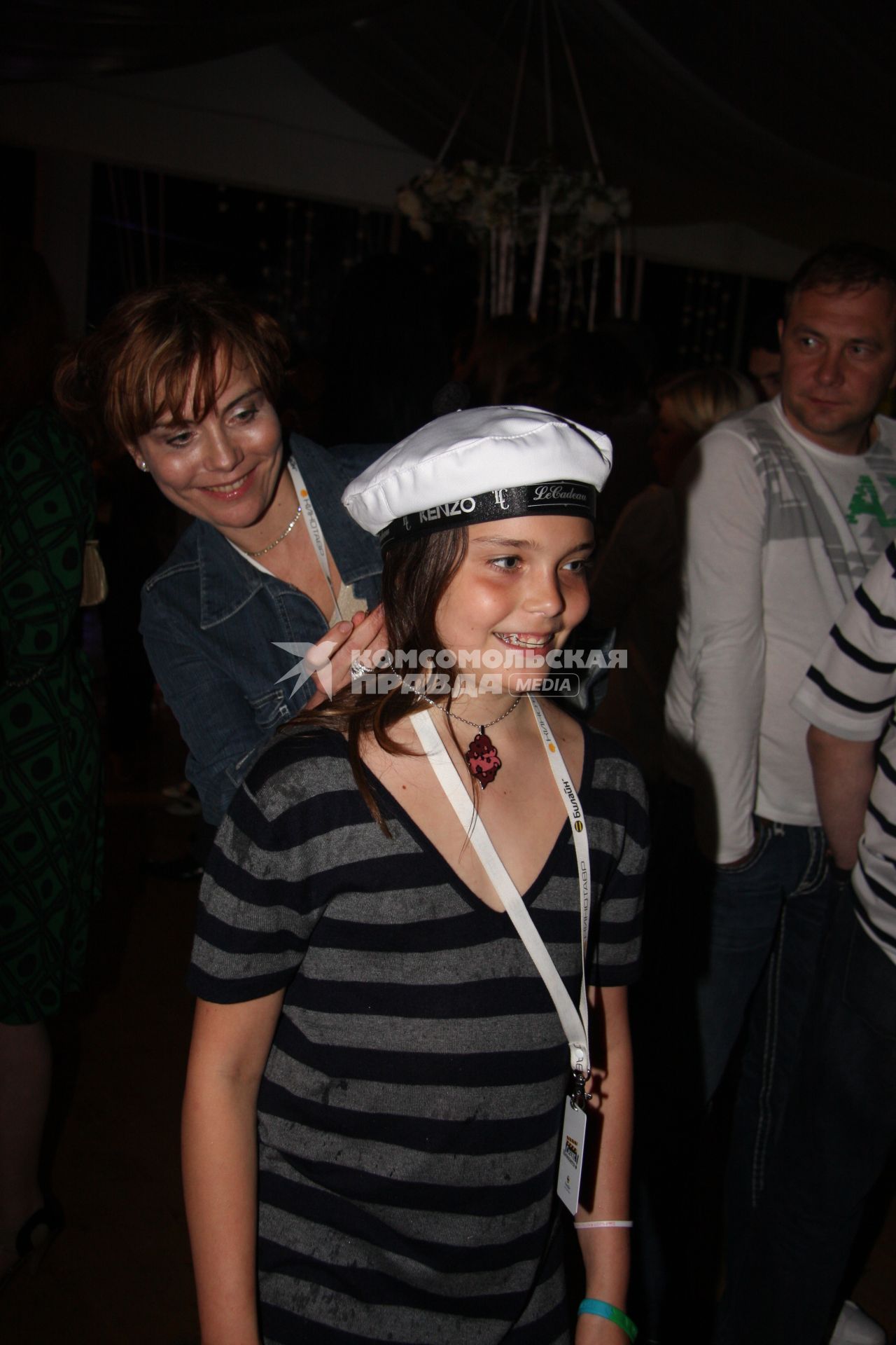Диск55. \"Кинотавр\" 2008 год. На снимке: актриса Семенова Екатерина с дочерью