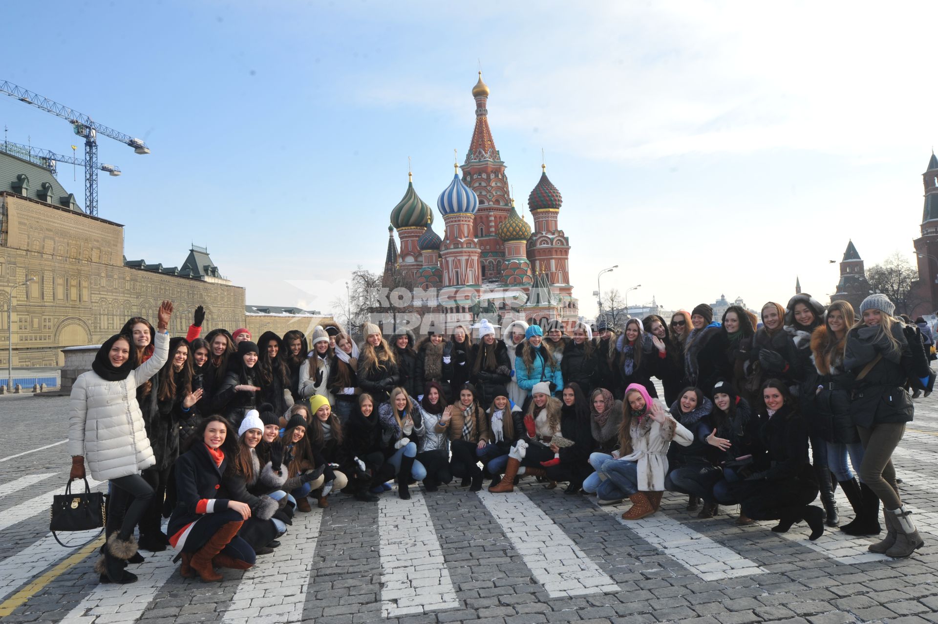 Подготовка финала шоу`Мисс Россия 2013`. На снимке: участницы конкурса.