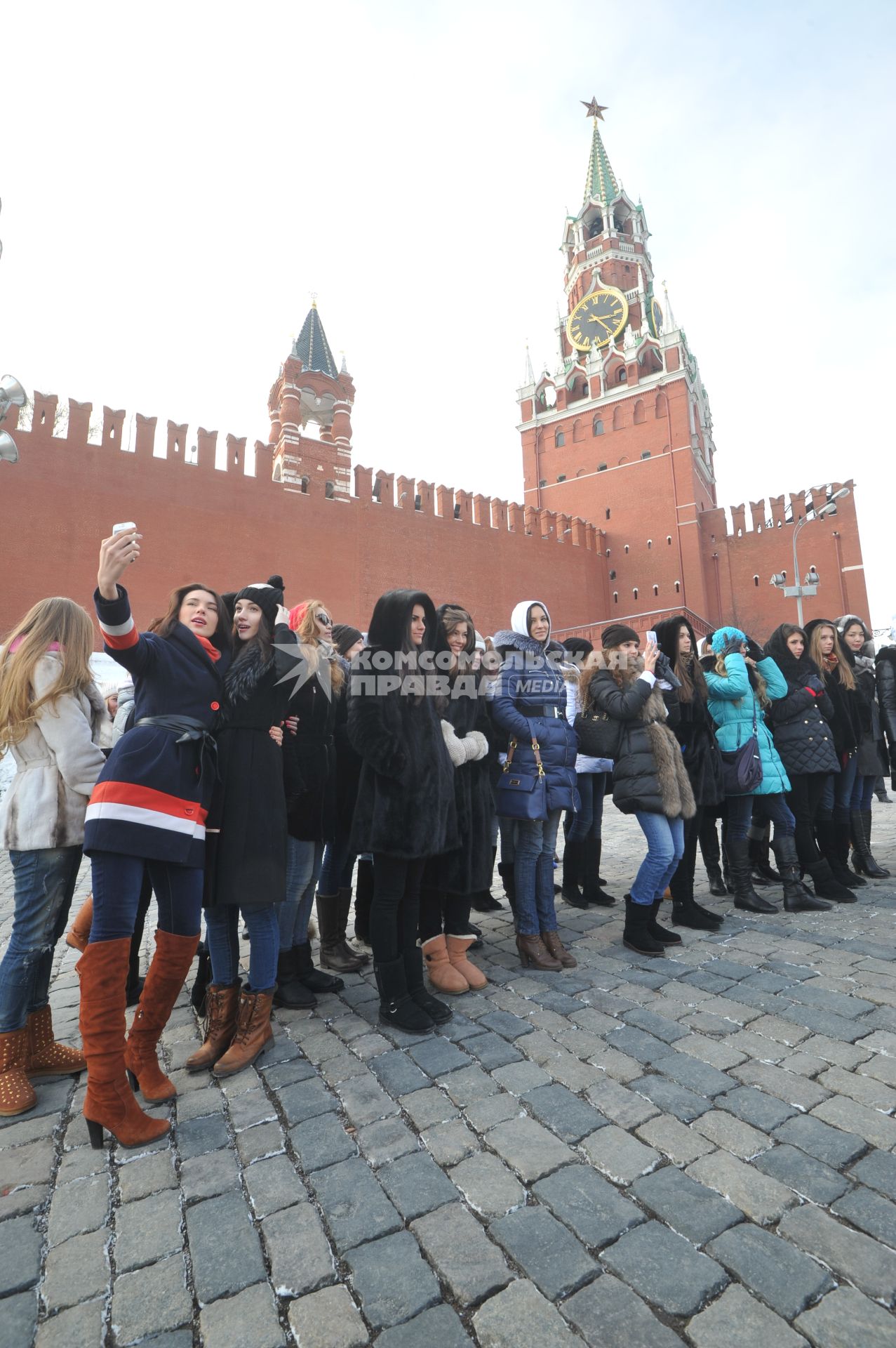 Подготовка финала шоу`Мисс Россия 2013`. На снимке: участницы конкурса.