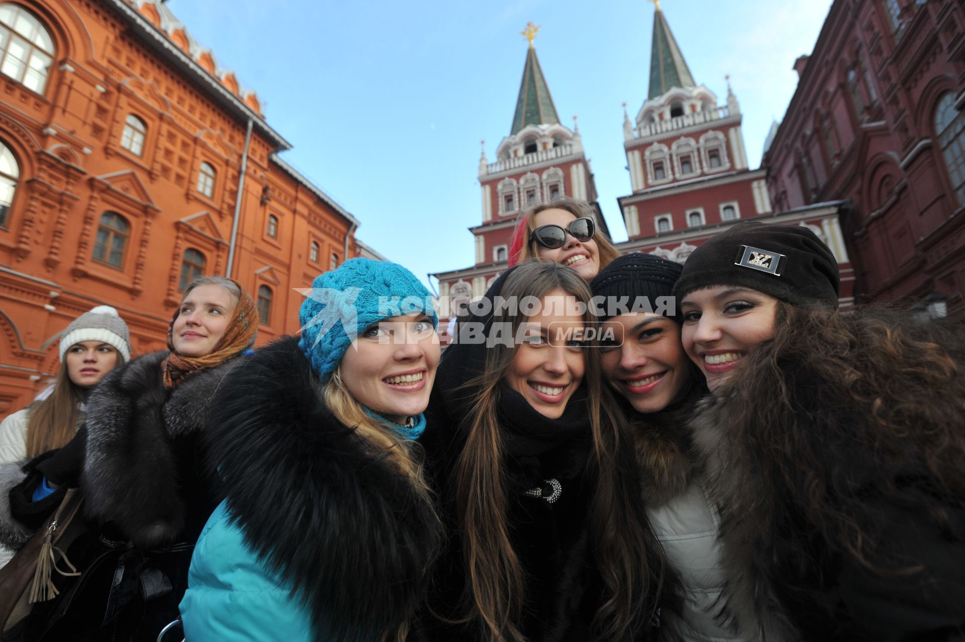 Подготовка финала шоу`Мисс Россия 2013`. На снимке: участницы конкурса.