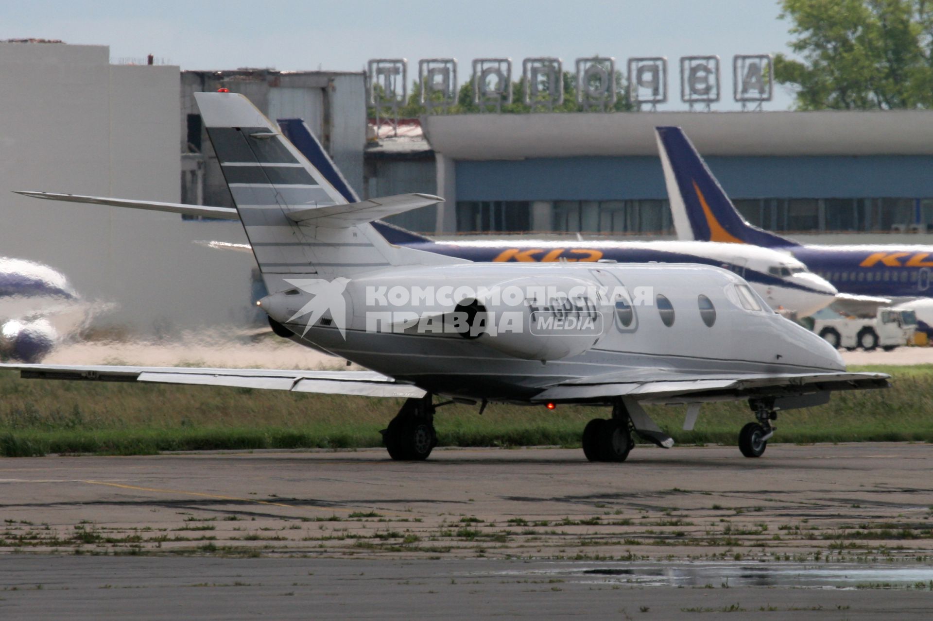 Самолет Dassault Falcon 100 f-gpfd  в Калининграде