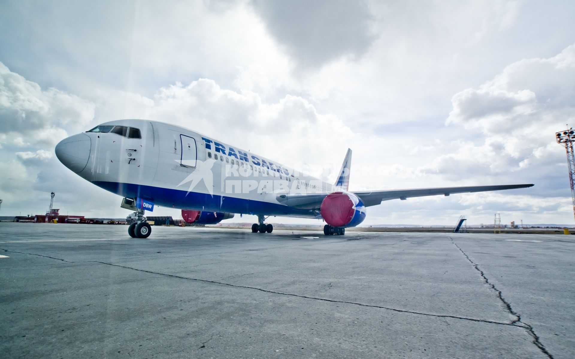 Самолет Boeing 767-200 авиакомпании `Трансаэро`.