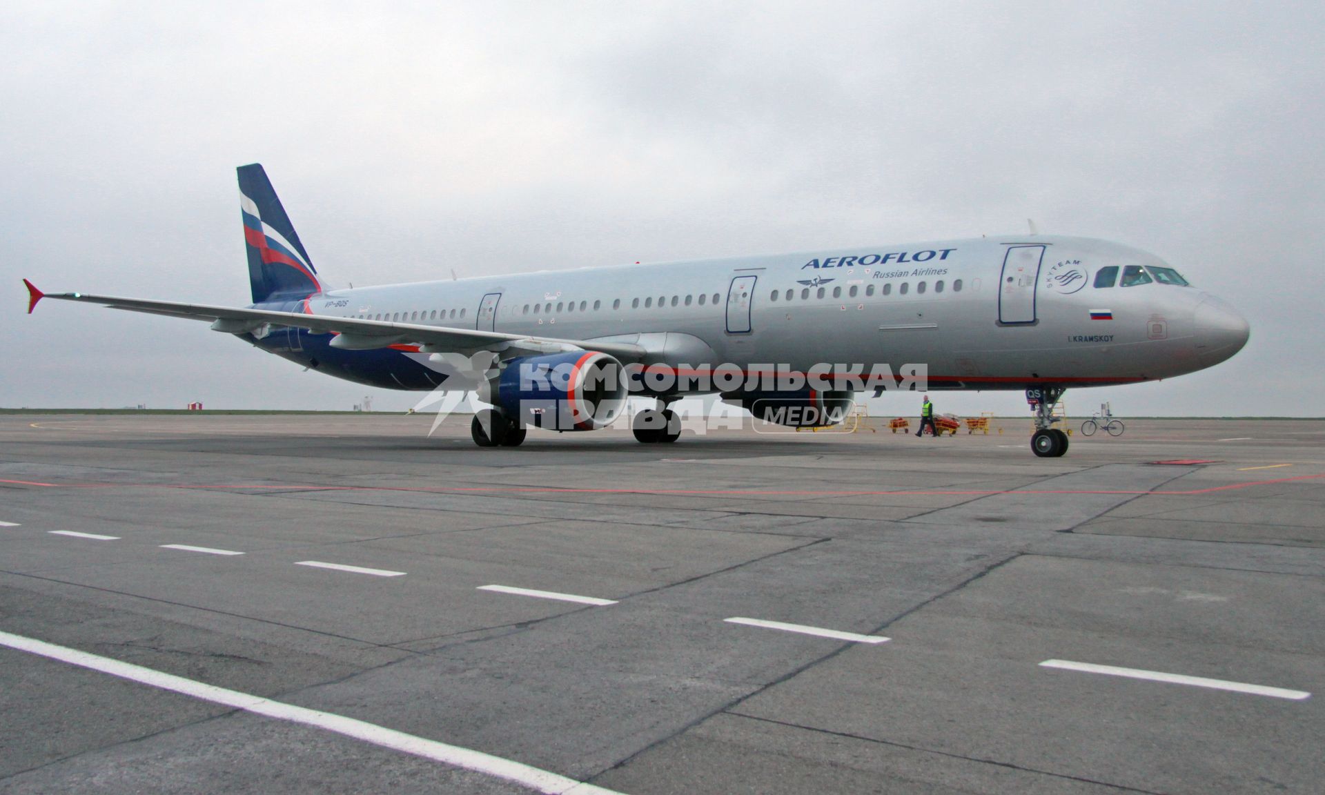 Пассажирский самолет Airbus A321 авиакомпании `Аэрофлот`.