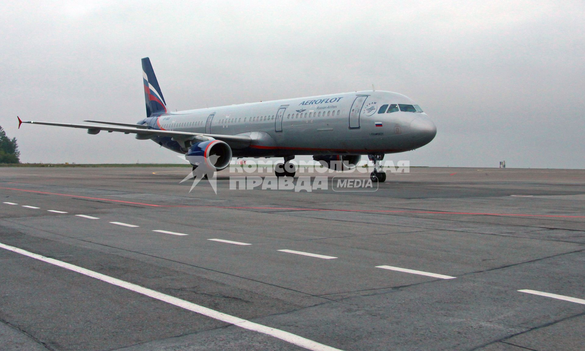 Пассажирский самолет Airbus A321 авиакомпании `Аэрофлот`.