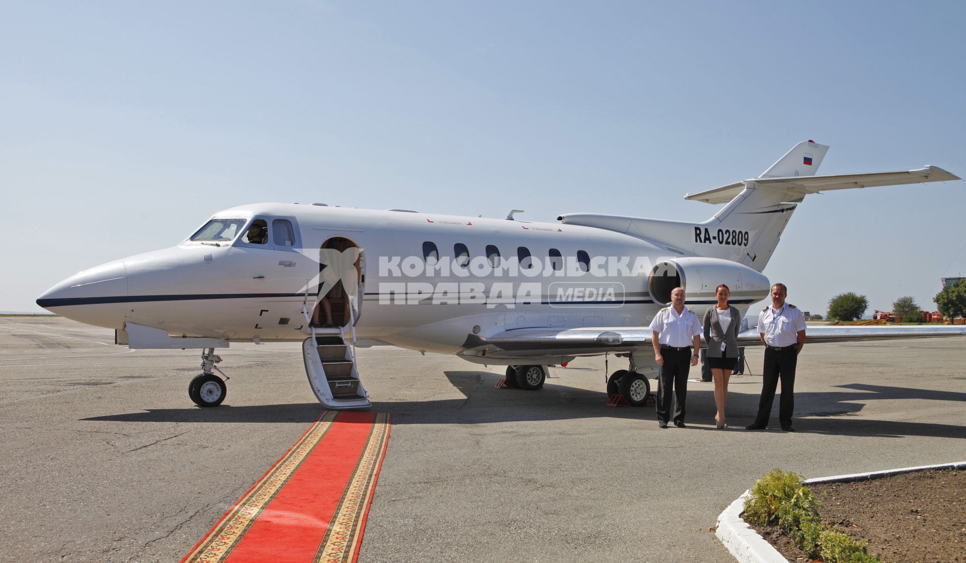 Пассажирский самолет Hawker Siddeley HS-125-700 (аэротакси-аэролимузин).