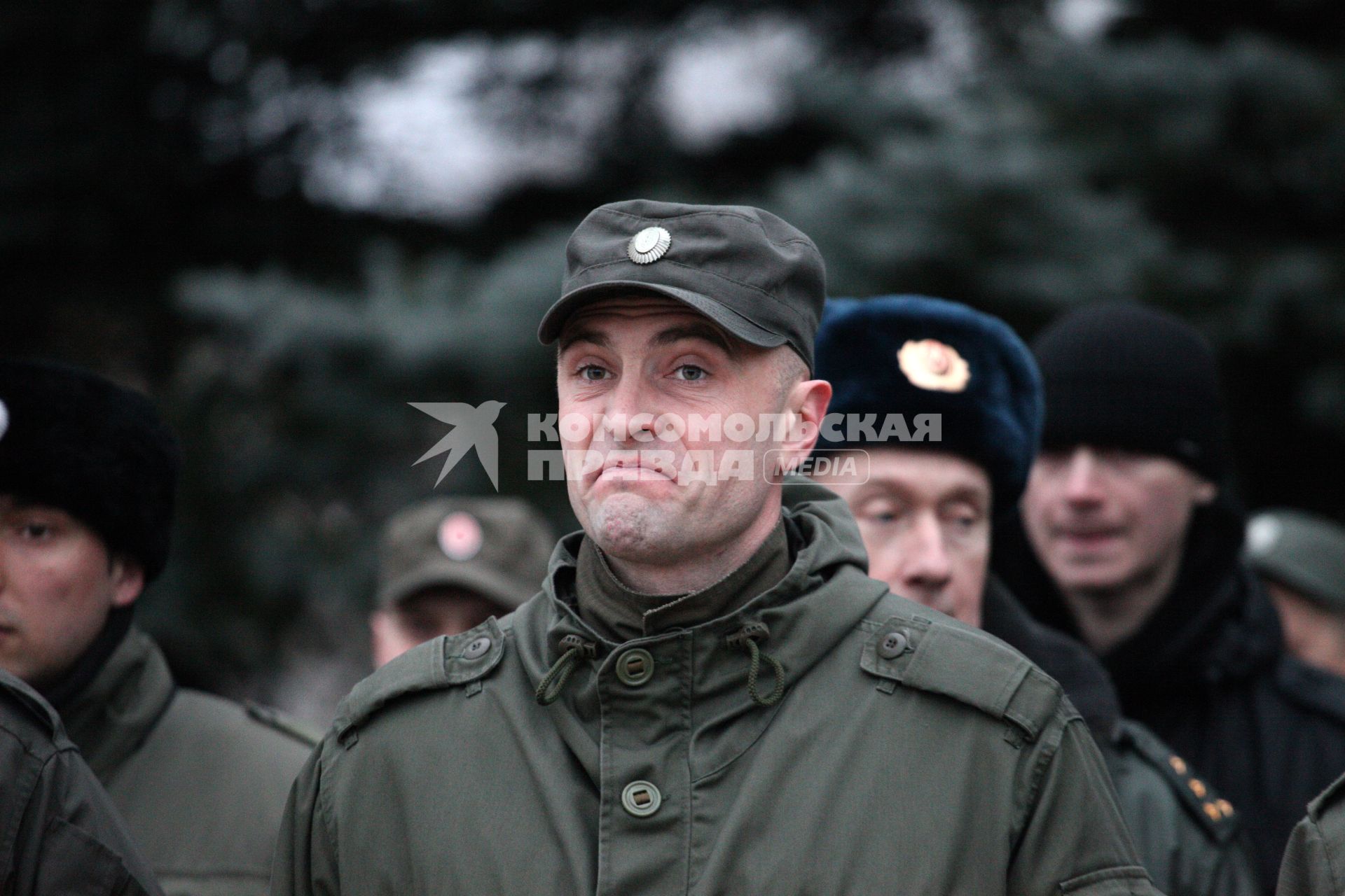 Совместный развод и патрулирование казаками и сотрудниками ППС в Ставрополе. На снимке: казак.