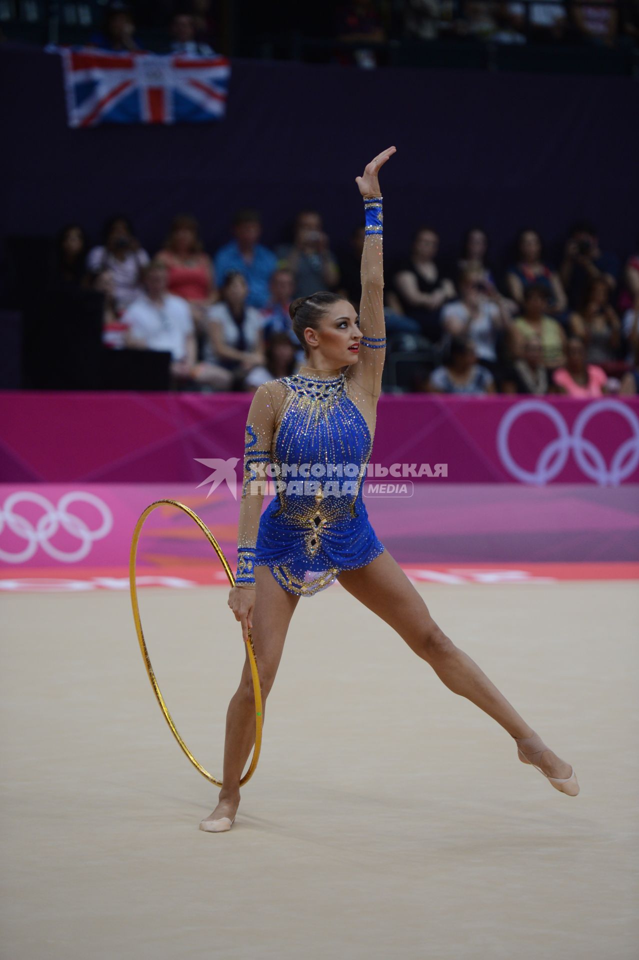 Российская гимнастка, двукратная олимпийская чемпионка в многоборье  Евгения Канаева.