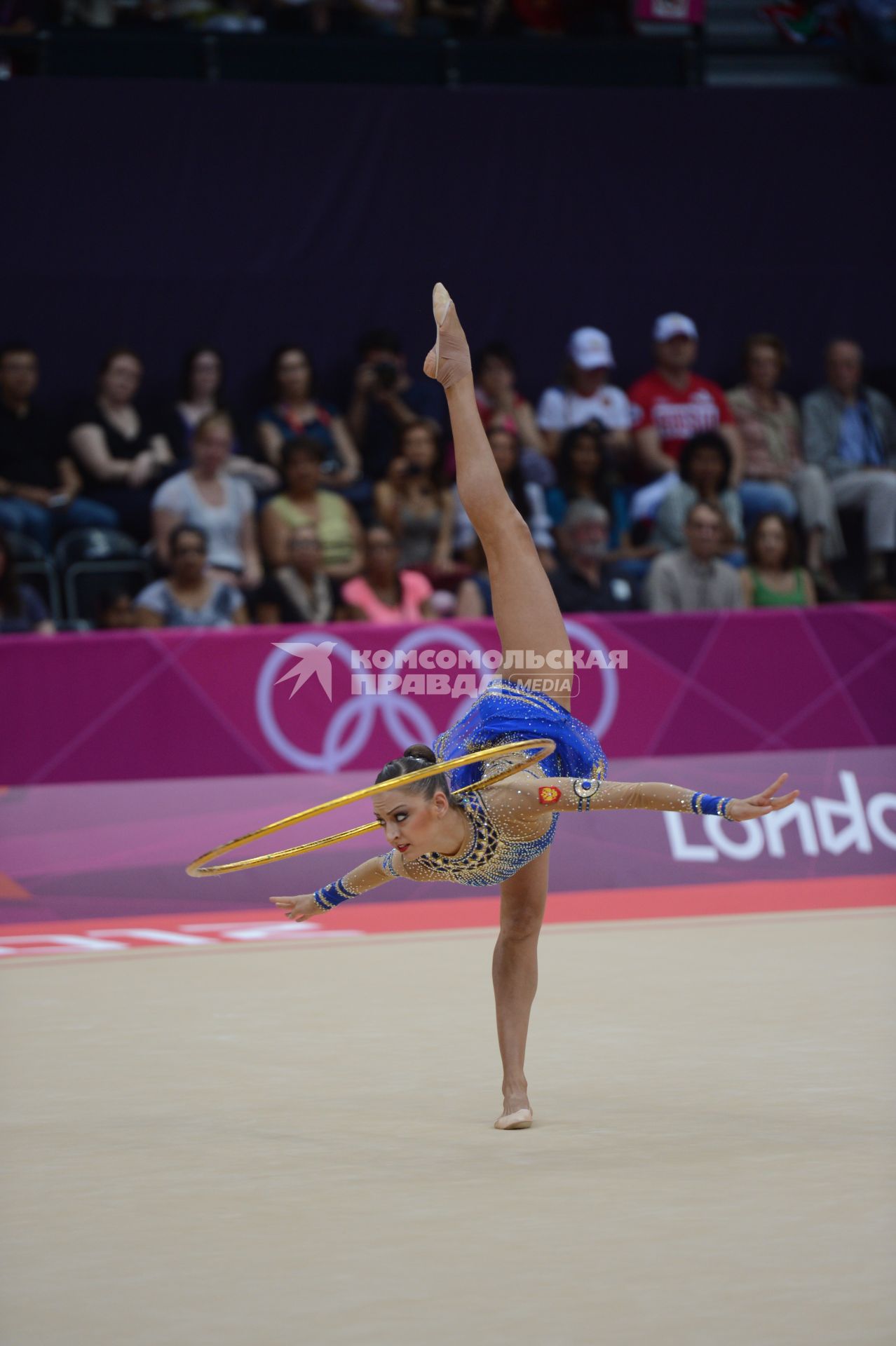 Российская гимнастка, двукратная олимпийская чемпионка в многоборье  Евгения Канаева.