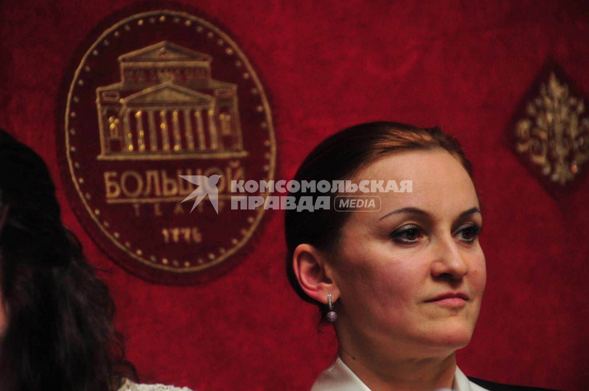 ГАБТ. Пресс-конференция, посвященная фестивалю балета `Век „Весны священной` -  век модернизма` . На снимке: исполняющая обязанности художественного руководителя балета Государственного Академического Большого театра Галина Степаненко