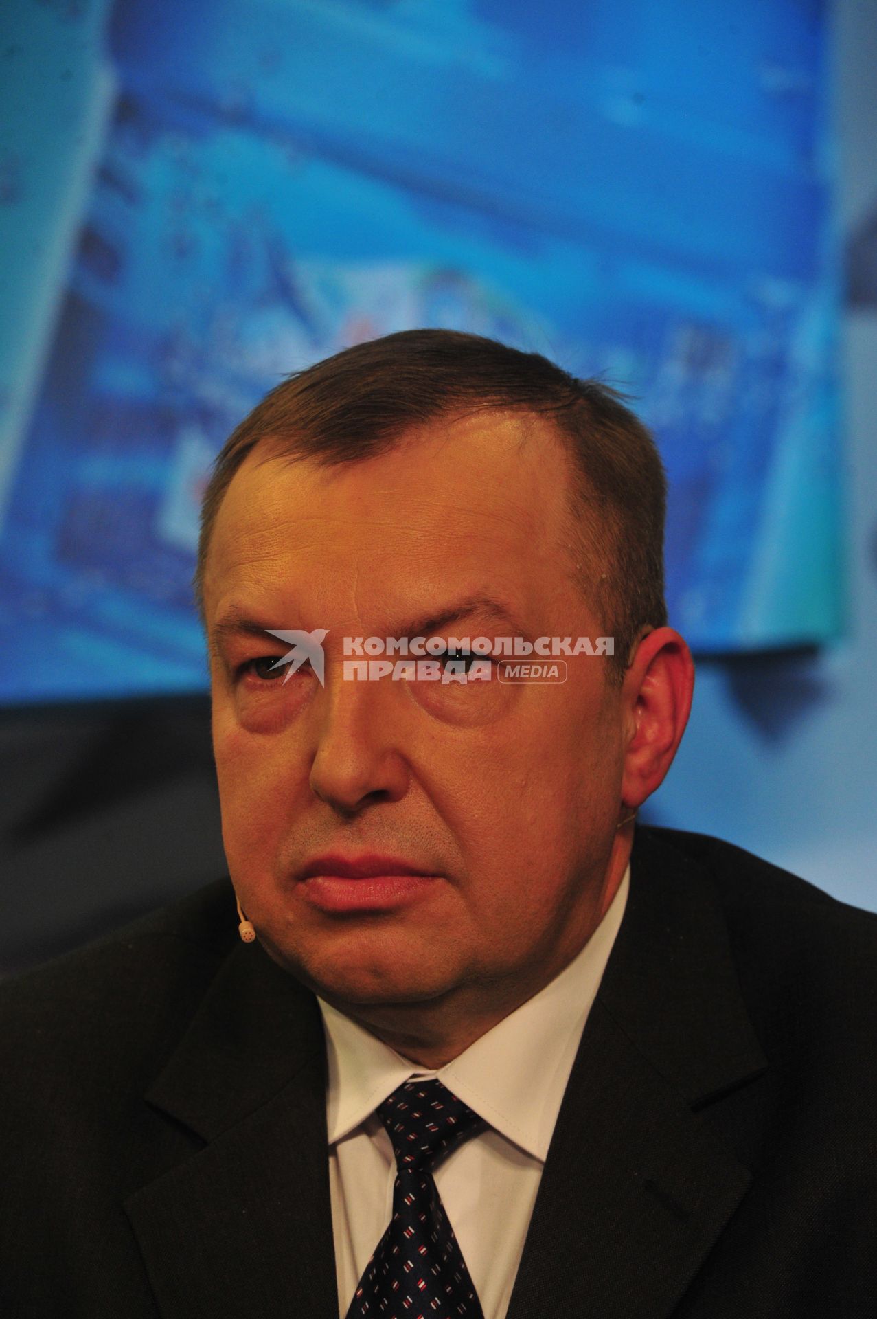 Телевидение `Комсомольская правда`. На снимке: кандидат медицинских наук, представитель компании СЗН Сергей Яковлев.