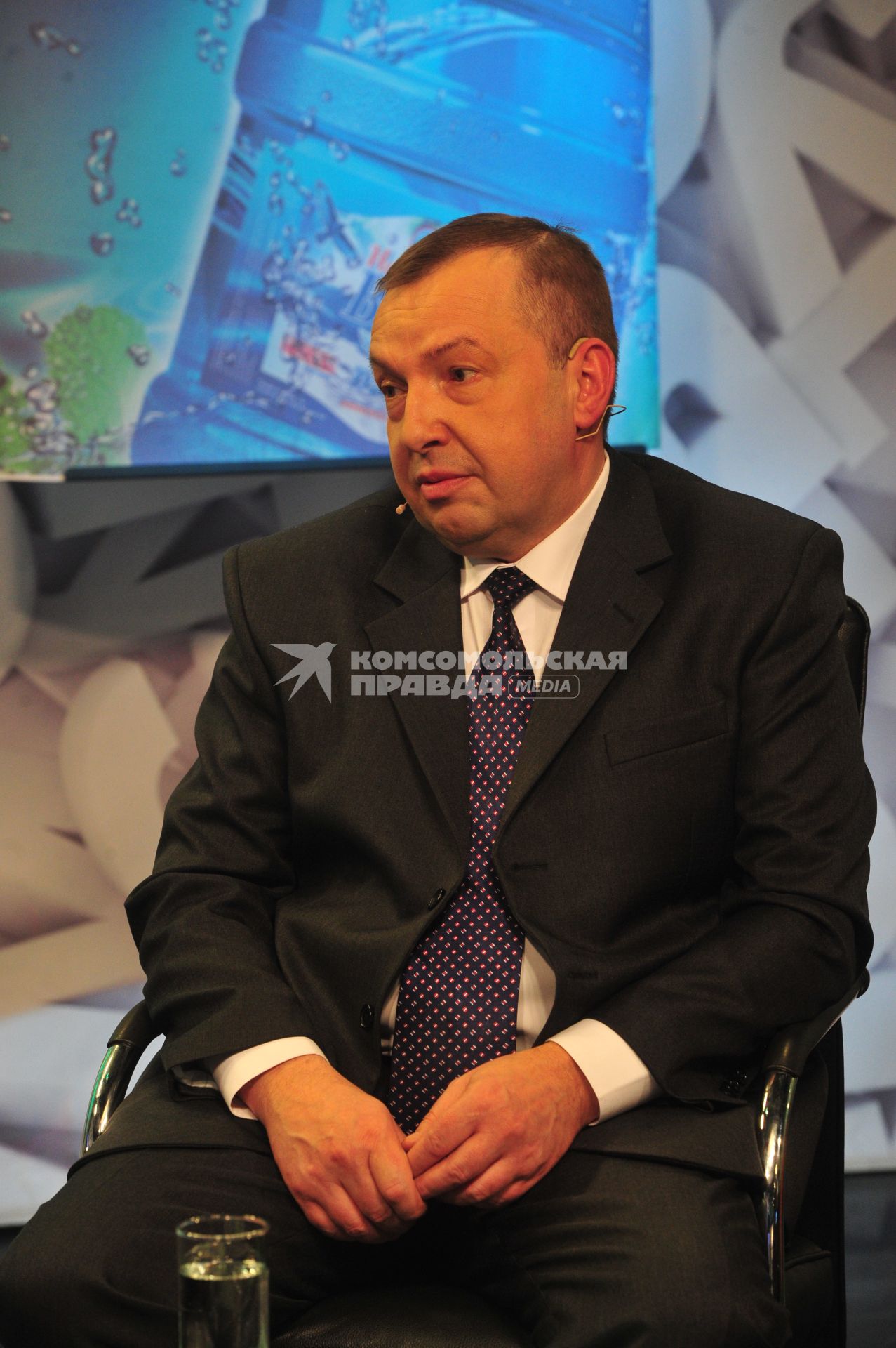 Телевидение `Комсомольская правда`. На снимке: кандидат медицинских наук, представитель компании СЗН Сергей Яковлев.