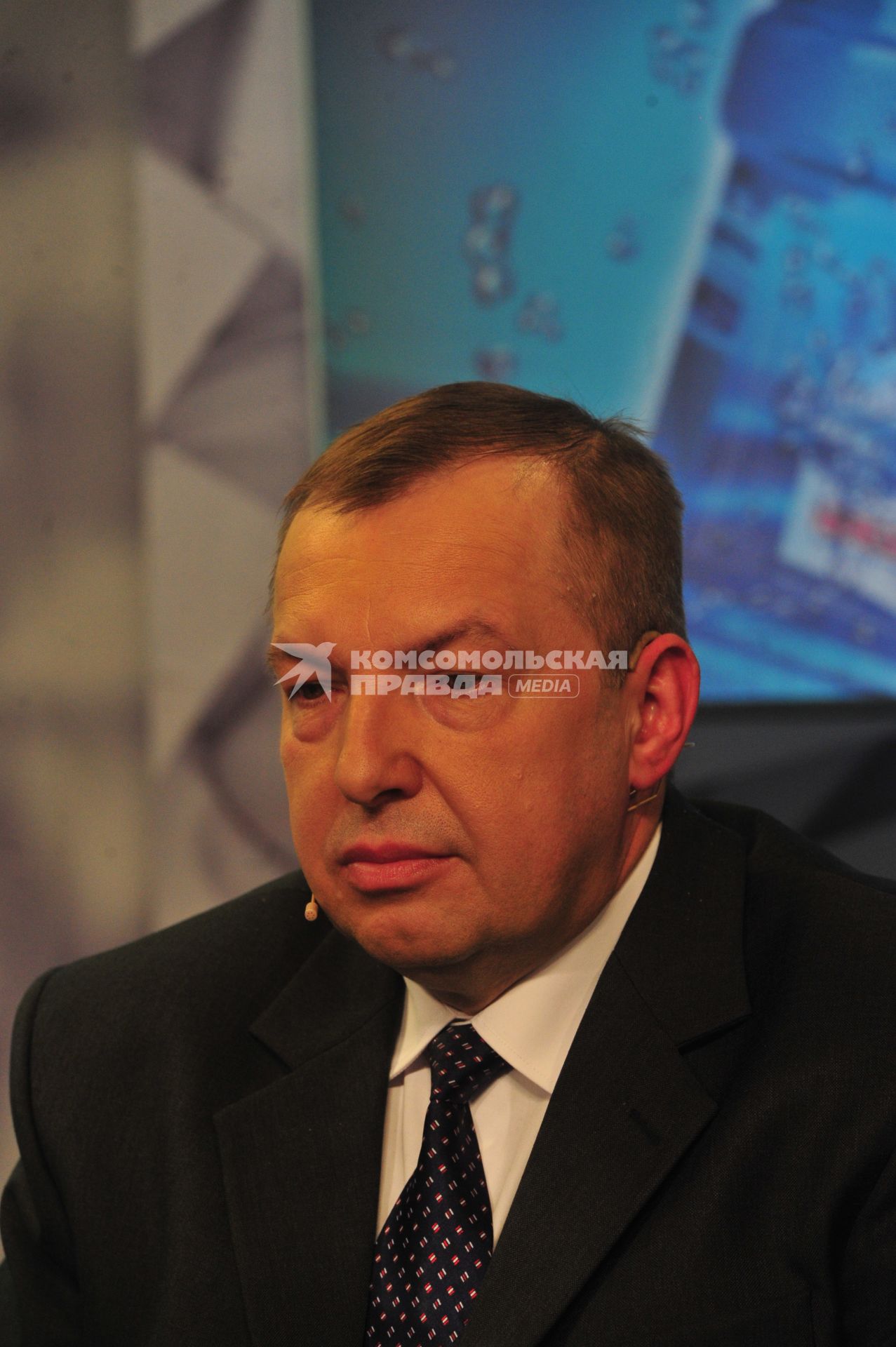Телевидение `Комсомольская правда`. На снимке: кандидат медицинских наук, представитель компании СЗН Сергей Яковлев.