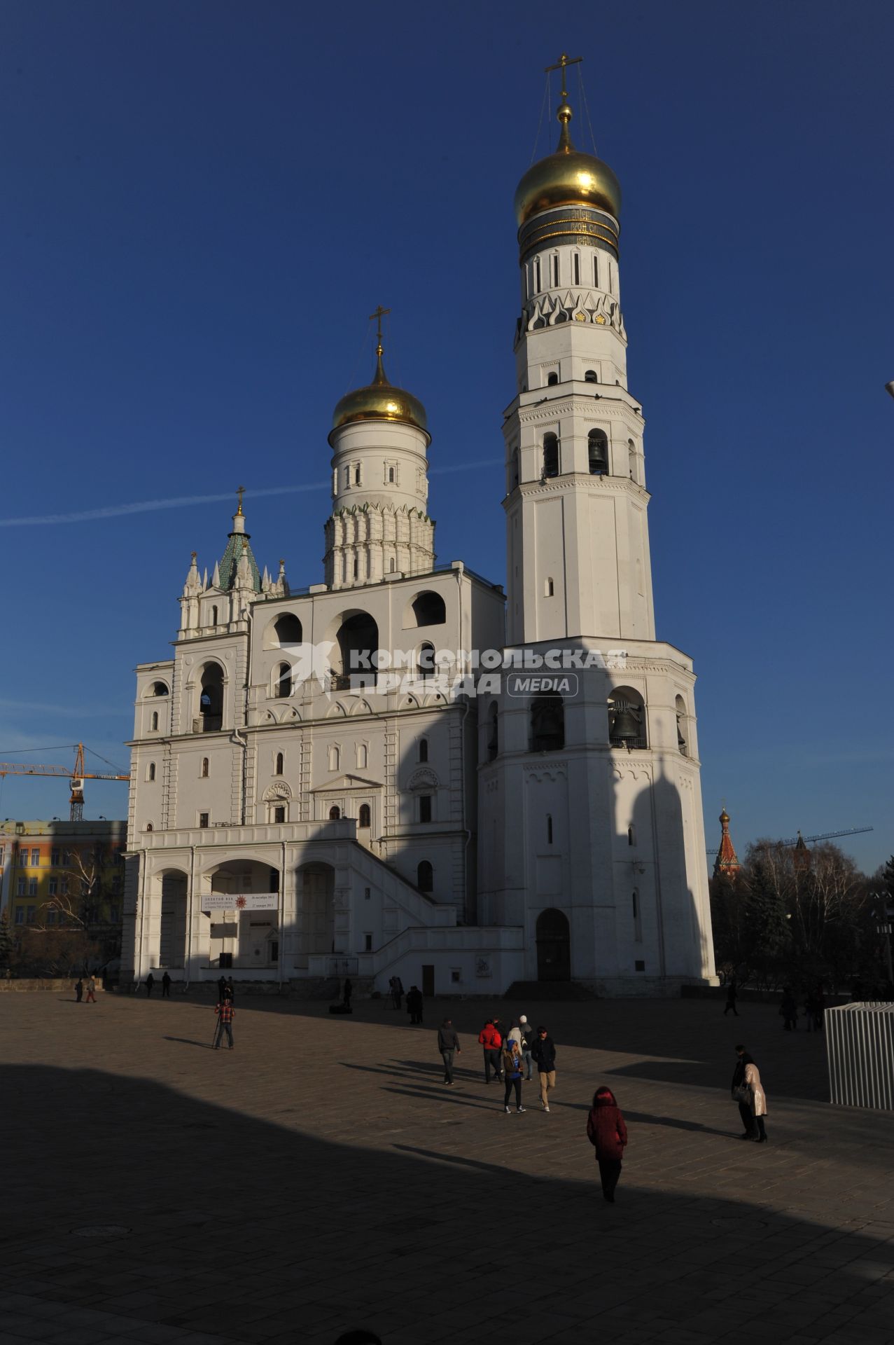 Московский Кремль. На снимке: Колокольня Ивана Великого.