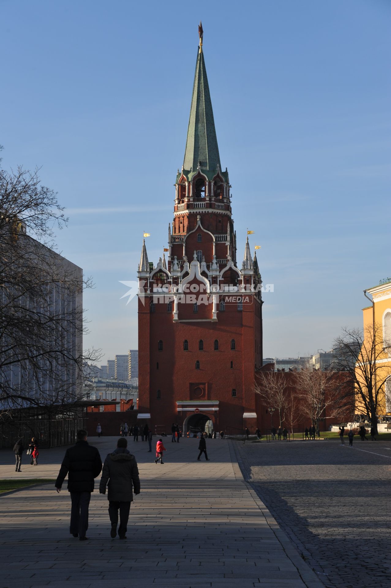 Московский Кремль. На снимке: Троицкая башня