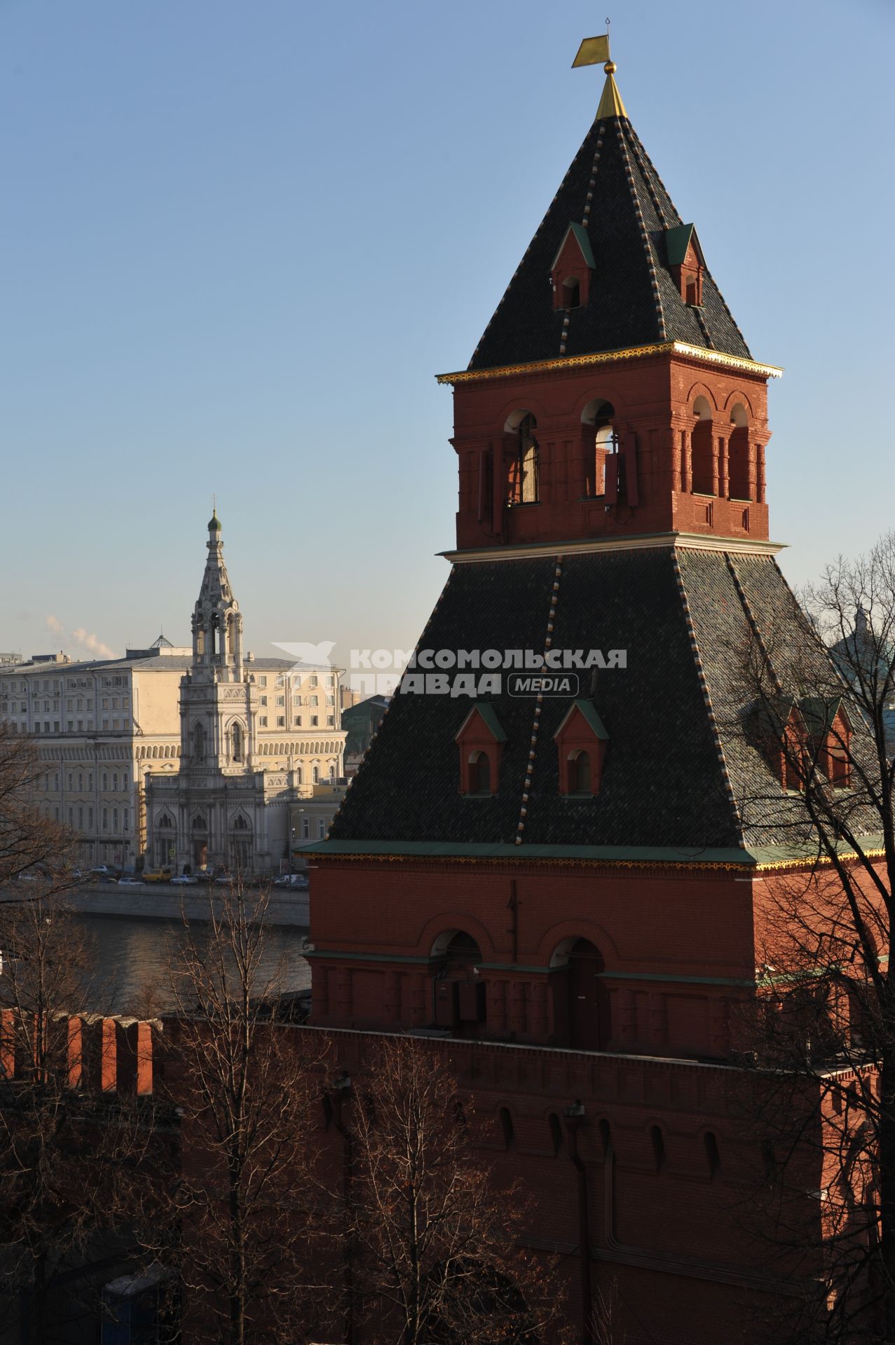 Московский Кремль. На снимке: Набатная башня