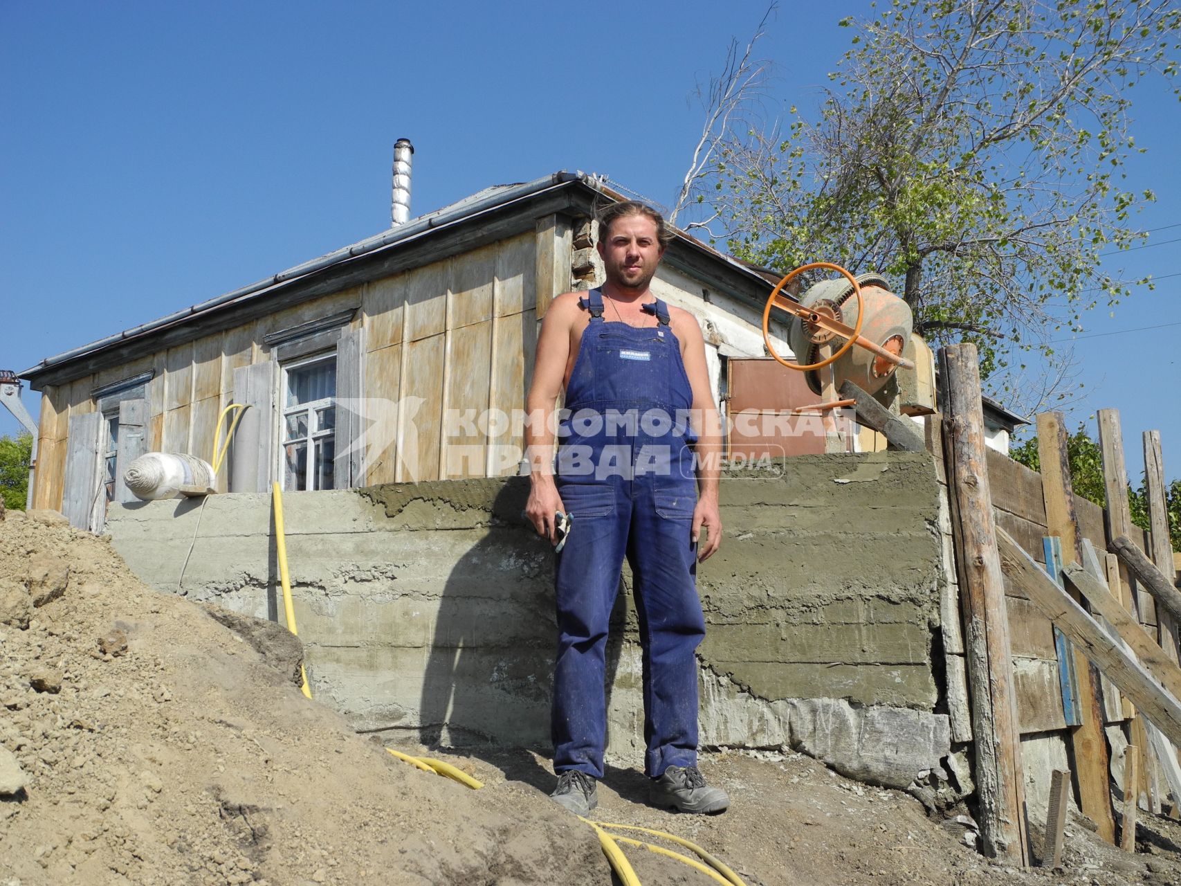 Село Атамановка Воронежской области. Фермер Александр Винк - проживал в Германии и вернулся с семьей в Россию.