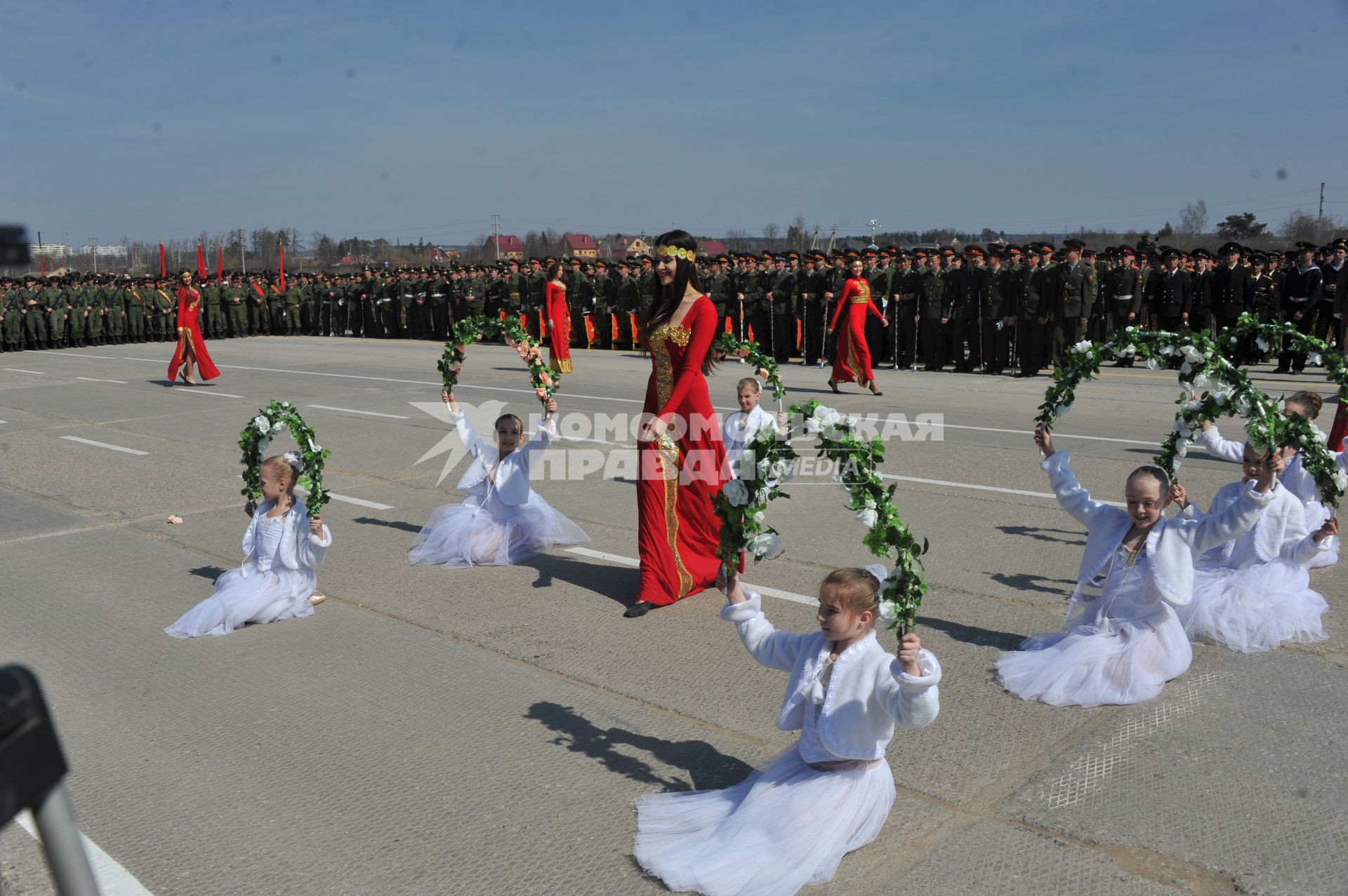 Полигон Алабино. Репетиция парада Победы. На снимке: концерт.