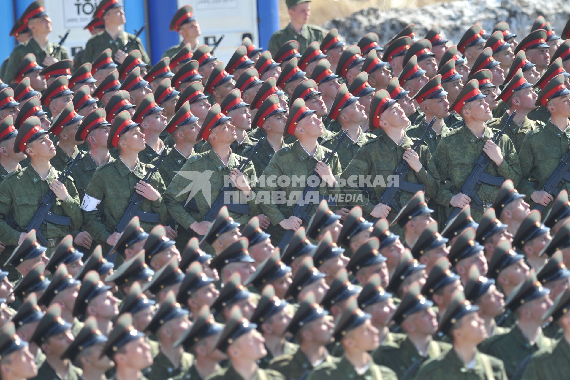 Полигон Алабино. Репетиция парада Победы.