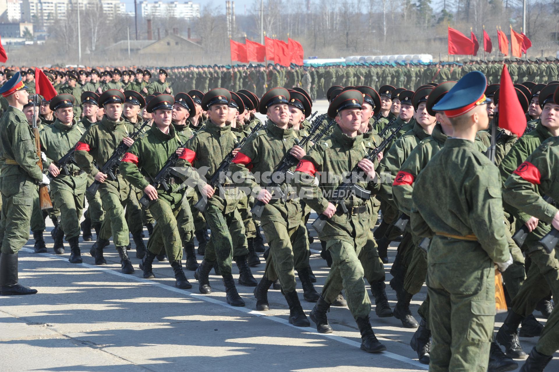 Полигон Алабино. Репетиция парада Победы.