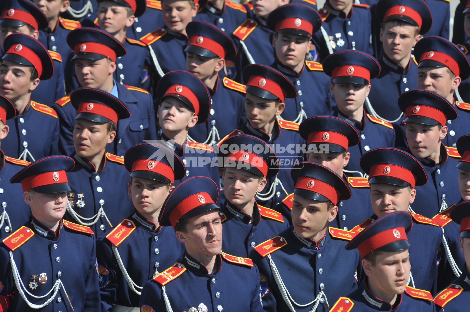 Полигон Алабино. Репетиция парада Победы. На снимке: