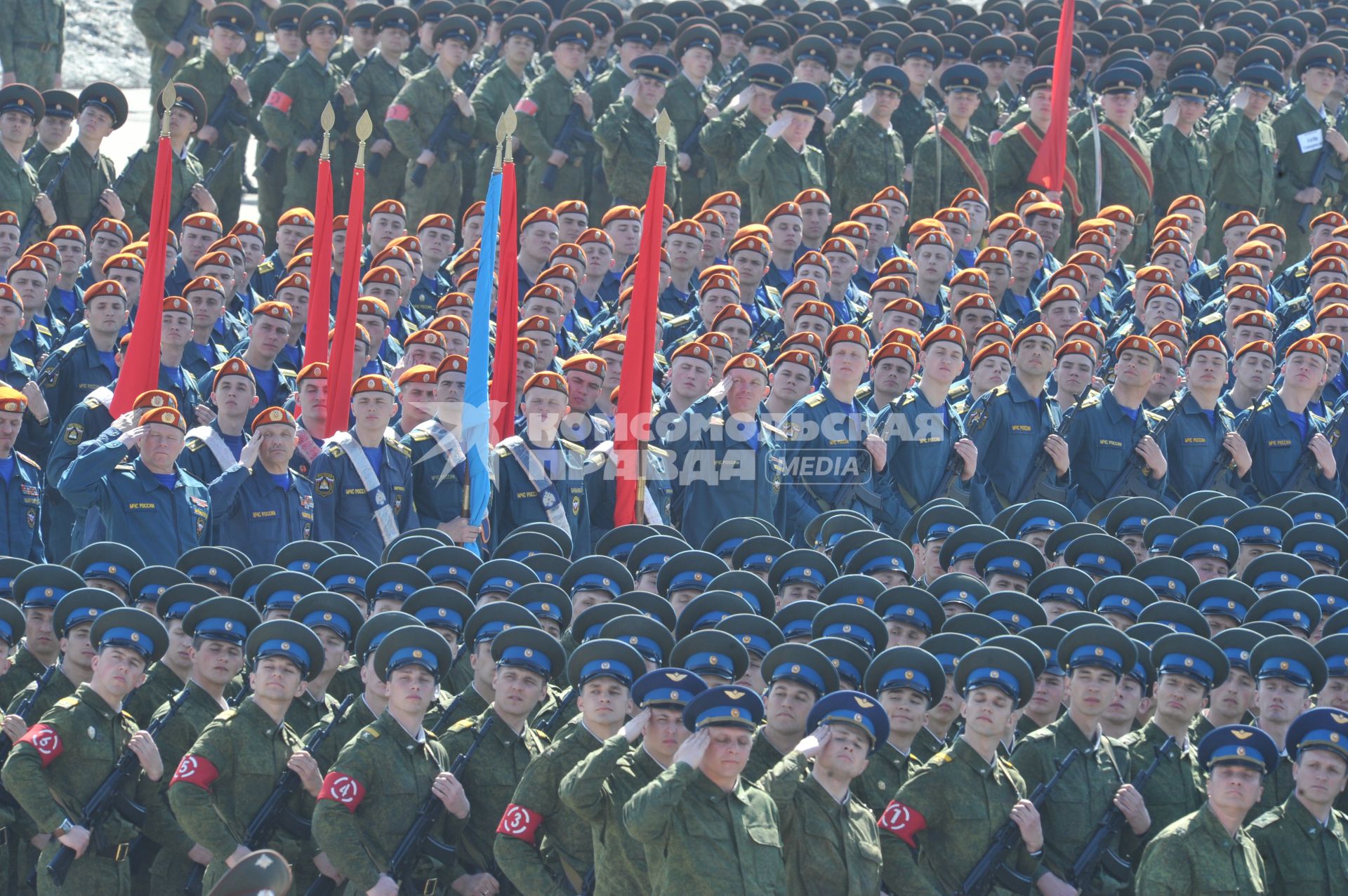 Полигон Алабино. Репетиция парада Победы.