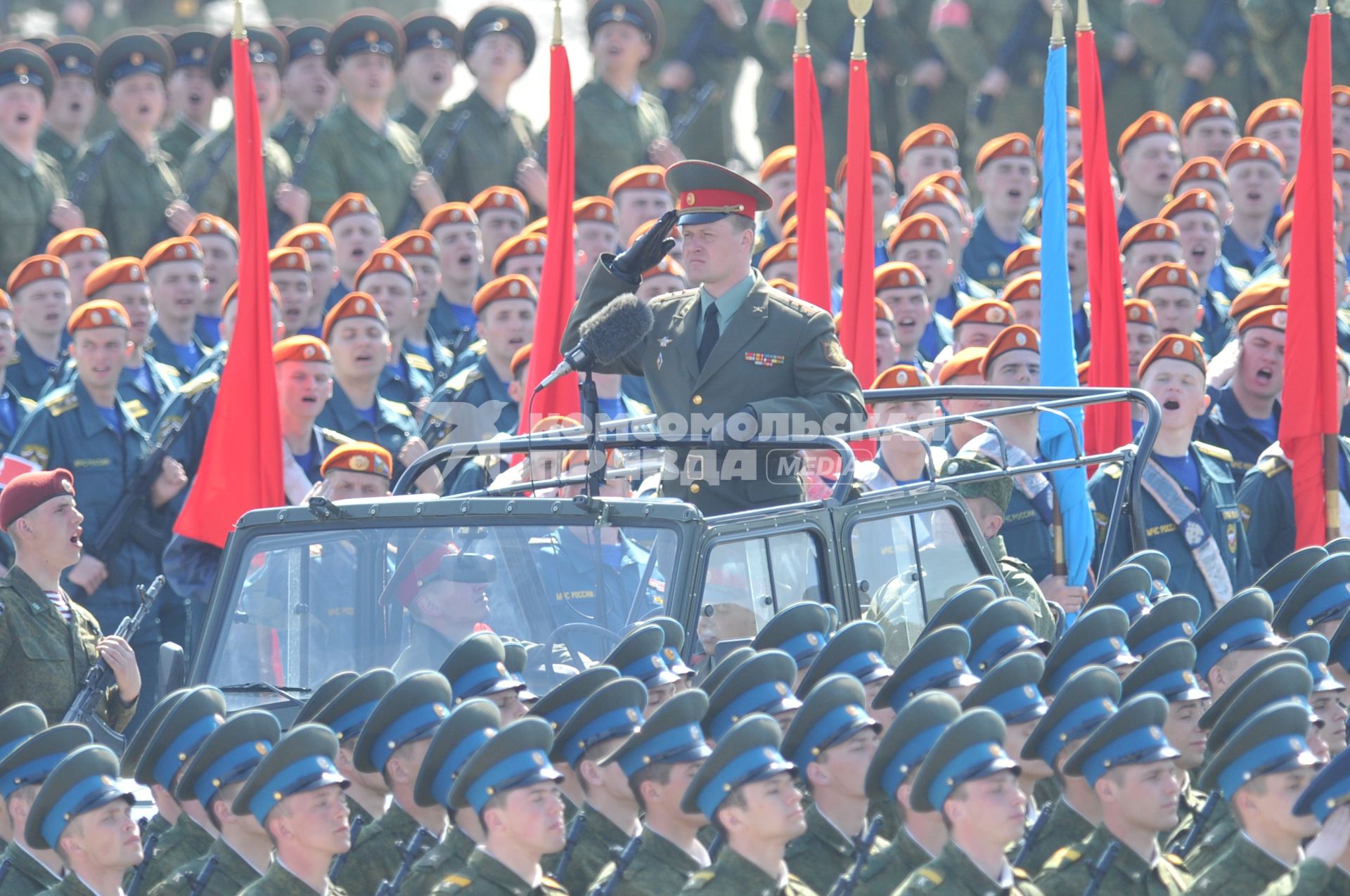 Полигон Алабино. Репетиция парада Победы.