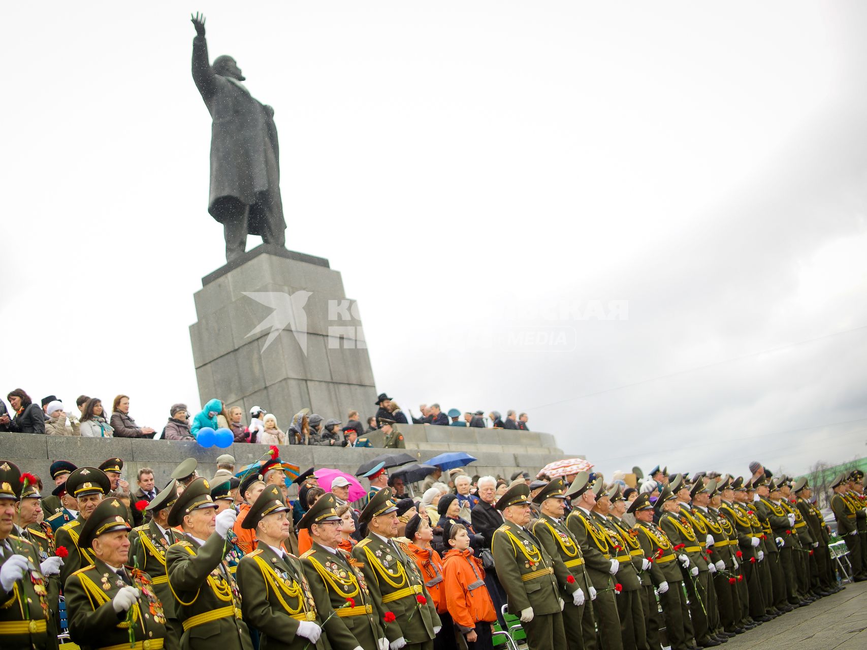 Празднование Дня Победы в Екатеринбурге. На снимке: ветераны.