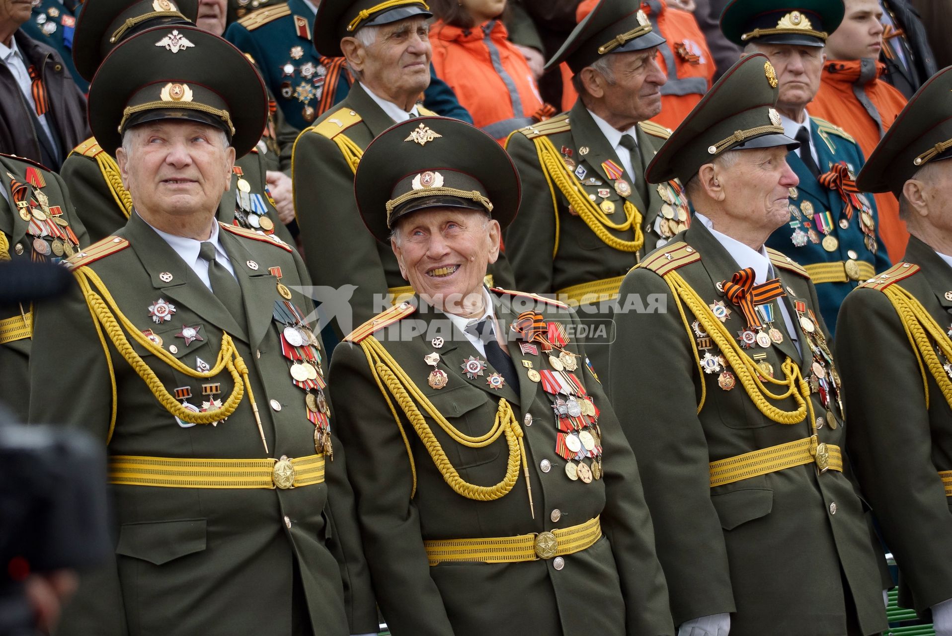 Празднование Дня Победы в Екатеринбурге. На снимке: ветераны.