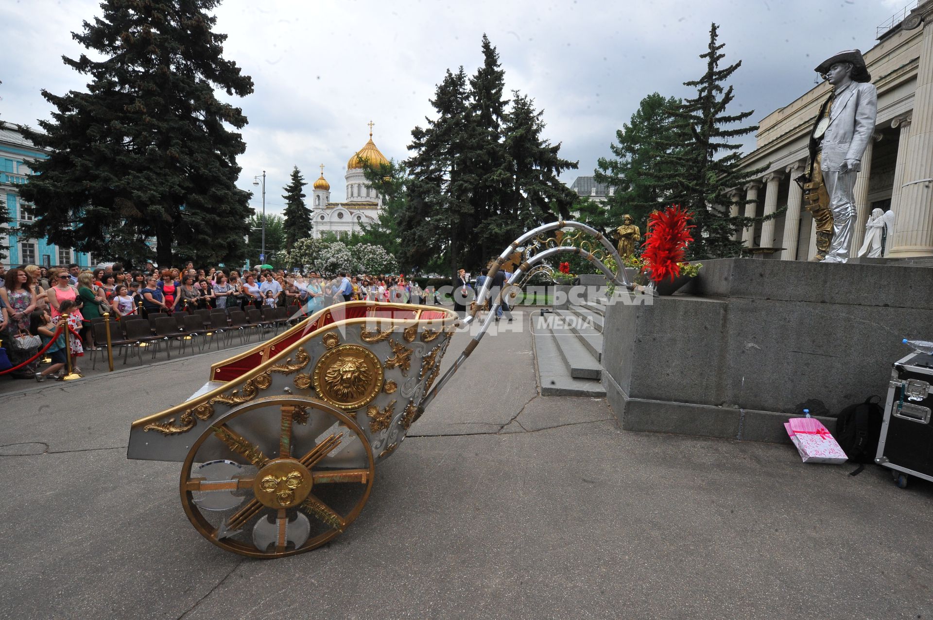 ГМИИ им. А. С. Пушкина. Акция `\'Ночь в музее 2013`.