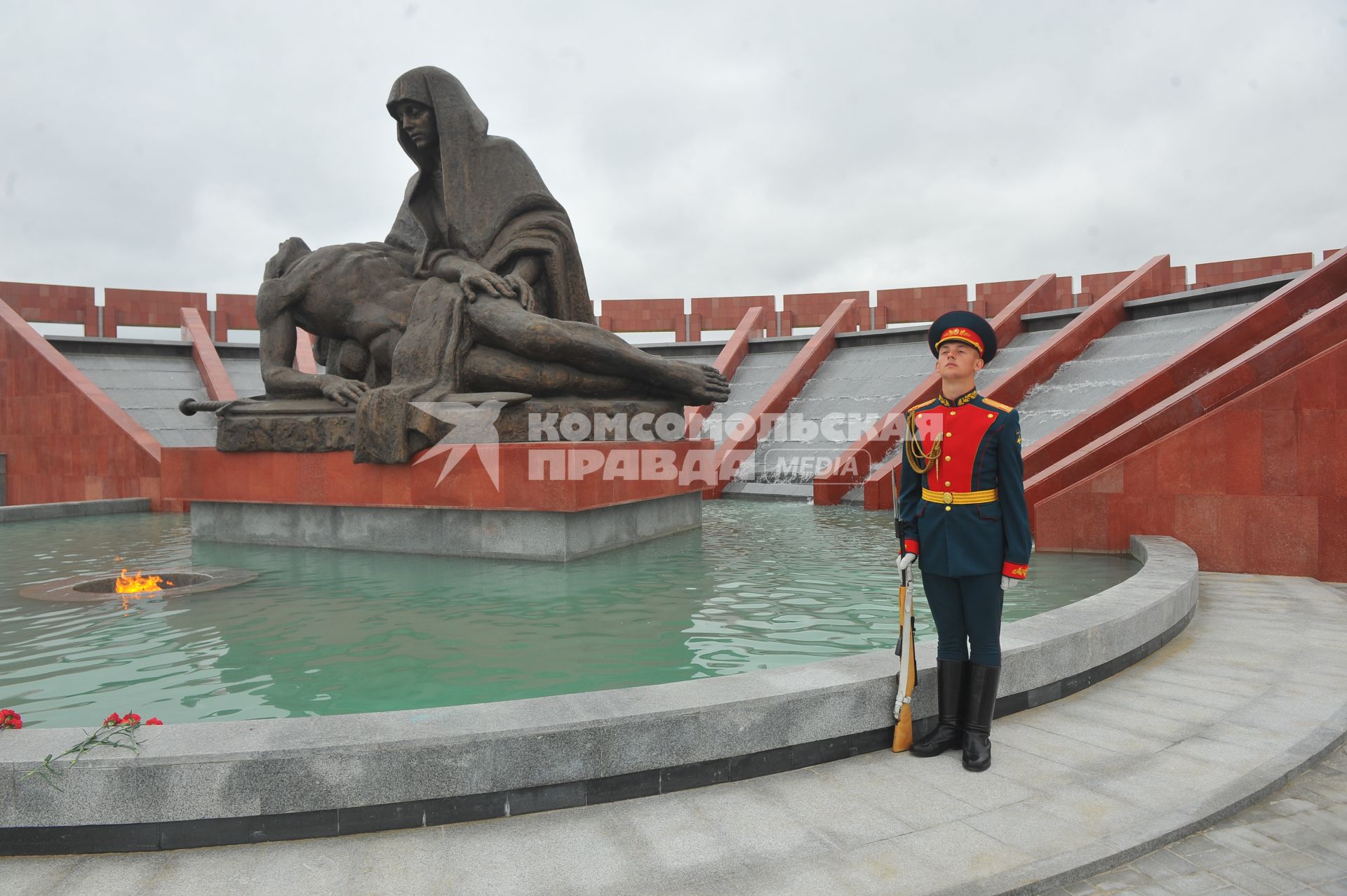 День памяти и скорби. Церемония открытия Федерального военного мемориального кладбища (ФВМК) в Мытищинском районе МО.