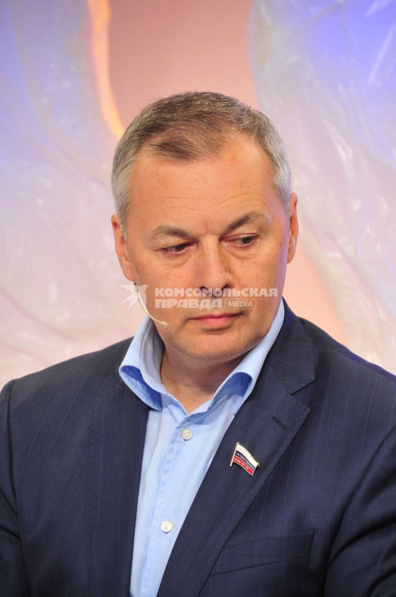 Телевидение `Комсомольская правда`. На снимке: заместитель председателя комитета ГД по делам общественных объединений и религиозных организаций Александр Тарнавский.