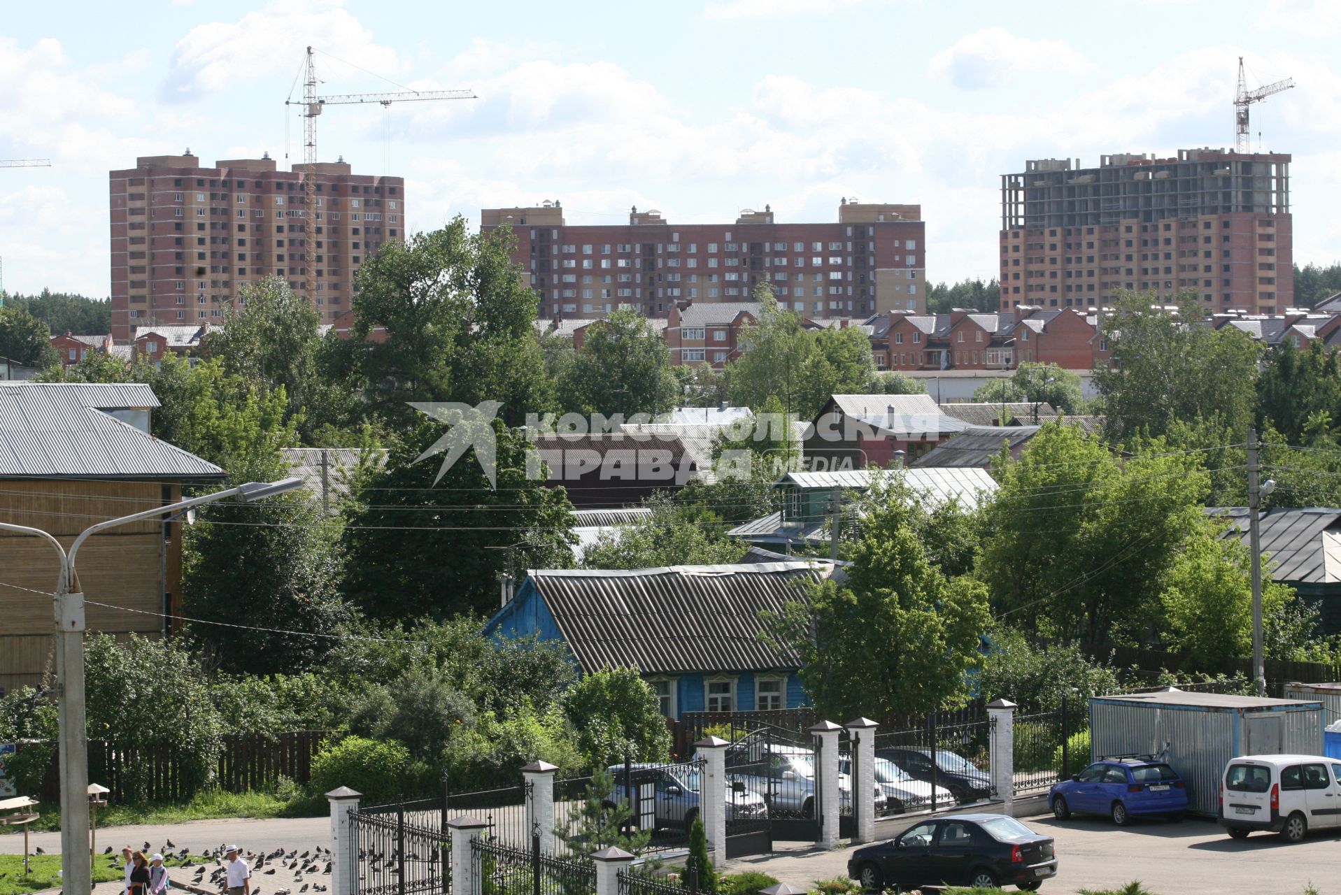 Новая Москва. На снимке: новостройки