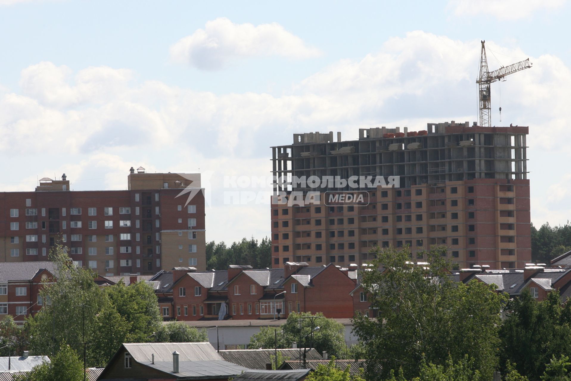 Новая Москва. На снимке: новостройки